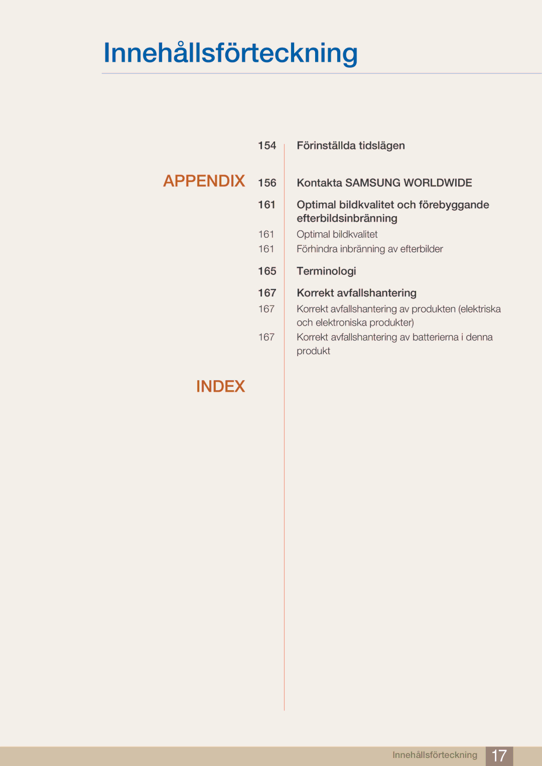 Samsung LH32ARPLBC/EN manual Appendix 