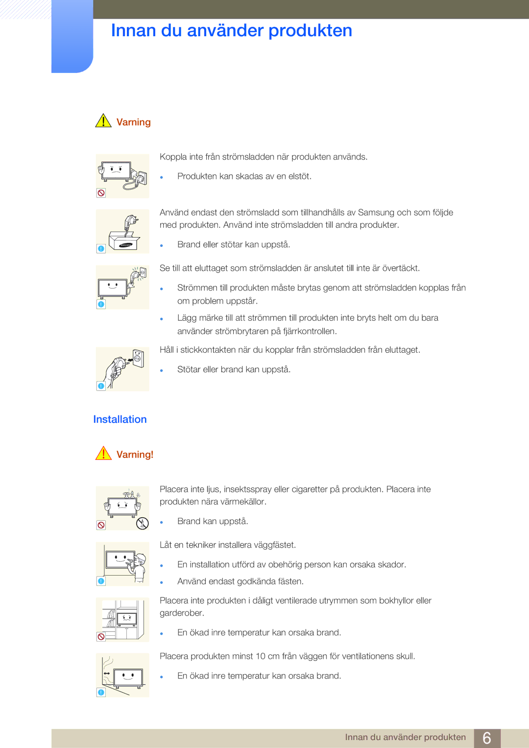 Samsung LH32ARPLBC/EN manual Installation 