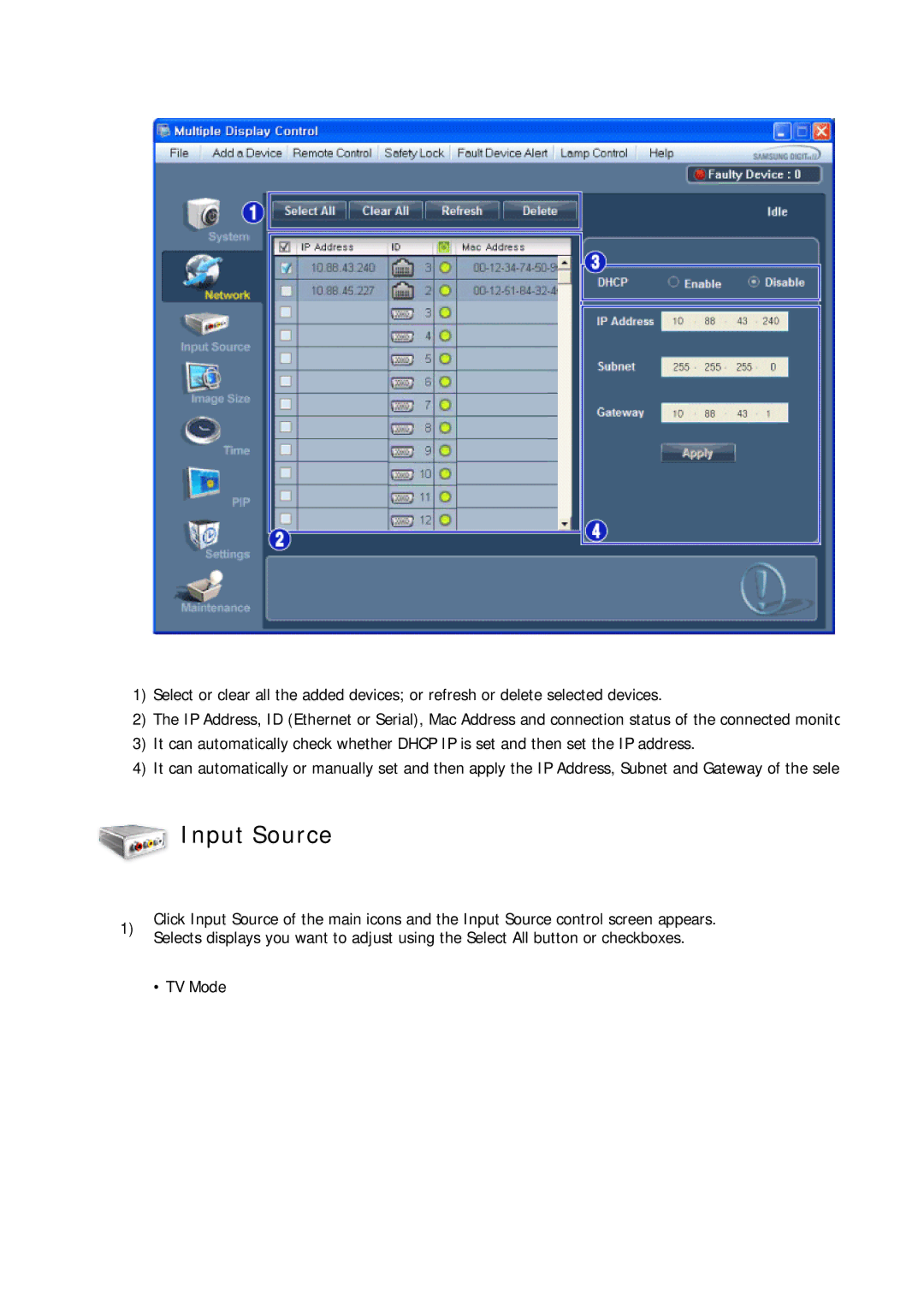 Samsung LH32CRSMBD/EN, LH32CRTMBC/EN, LH32CRSMBC/EN, LH32CRTMBC/XJ, LH32CRSMBD/XJ manual Input Source 