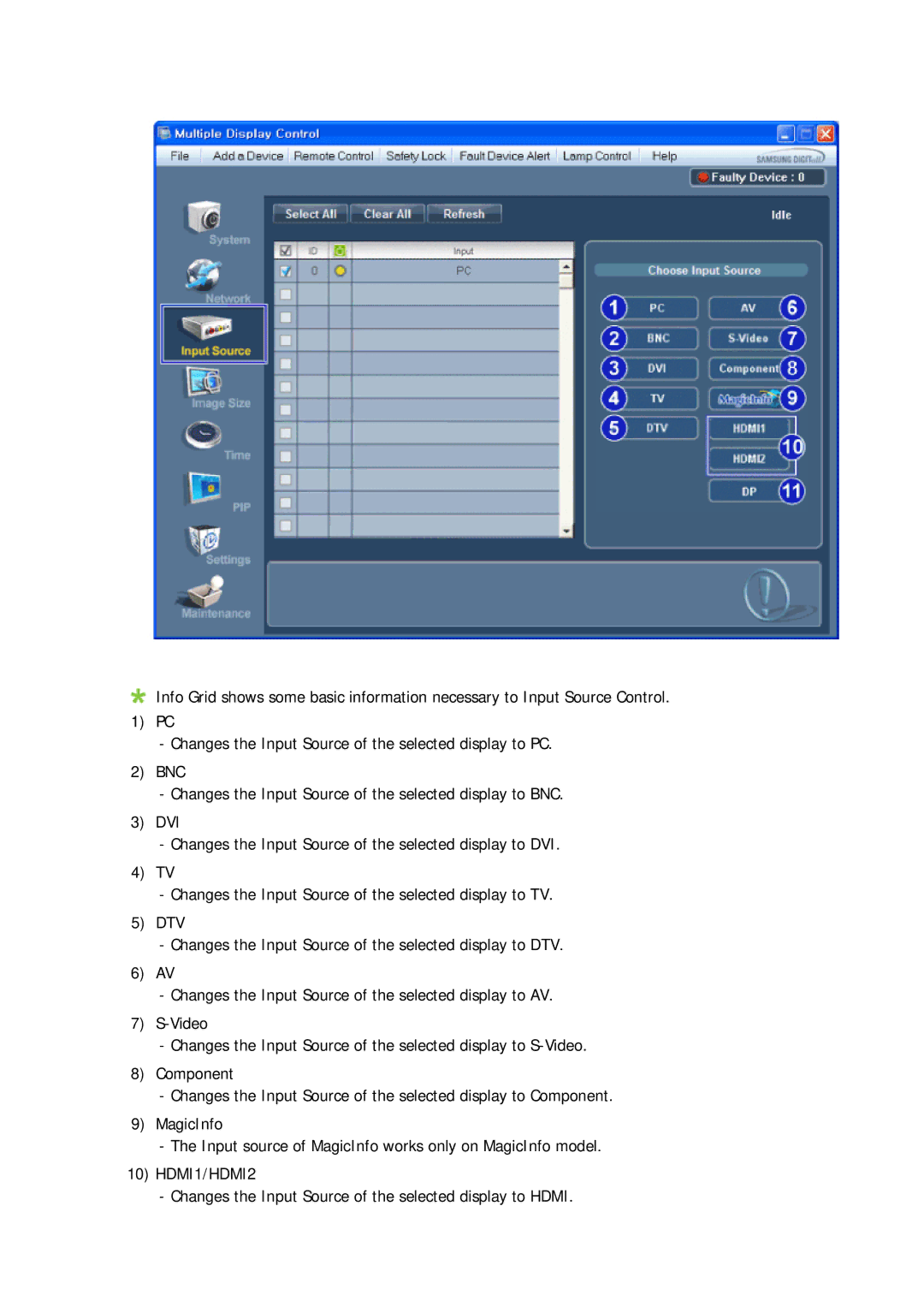 Samsung LH32CRSMBD/XJ, LH32CRTMBC/EN, LH32CRSMBC/EN, LH32CRSMBD/EN, LH32CRTMBC/XJ manual HDMI1/HDMI2 