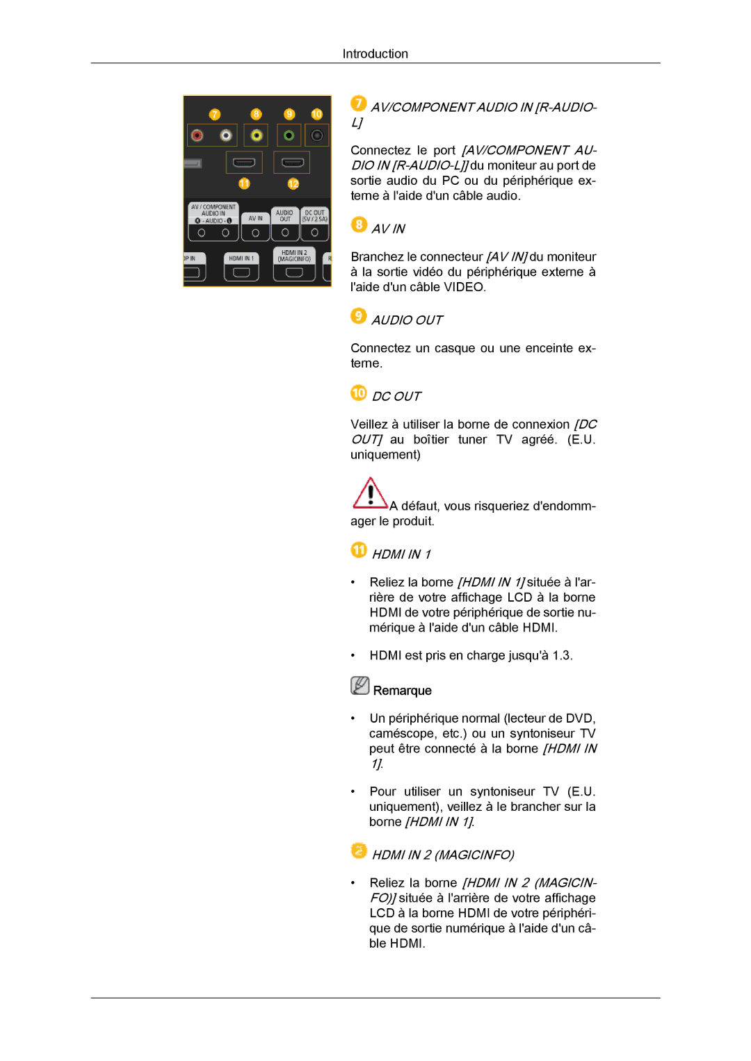 Samsung LH32CRTMBC/EN, LH32CRSMBC/EN, LH32CRSMBD/EN manual Audio OUT 