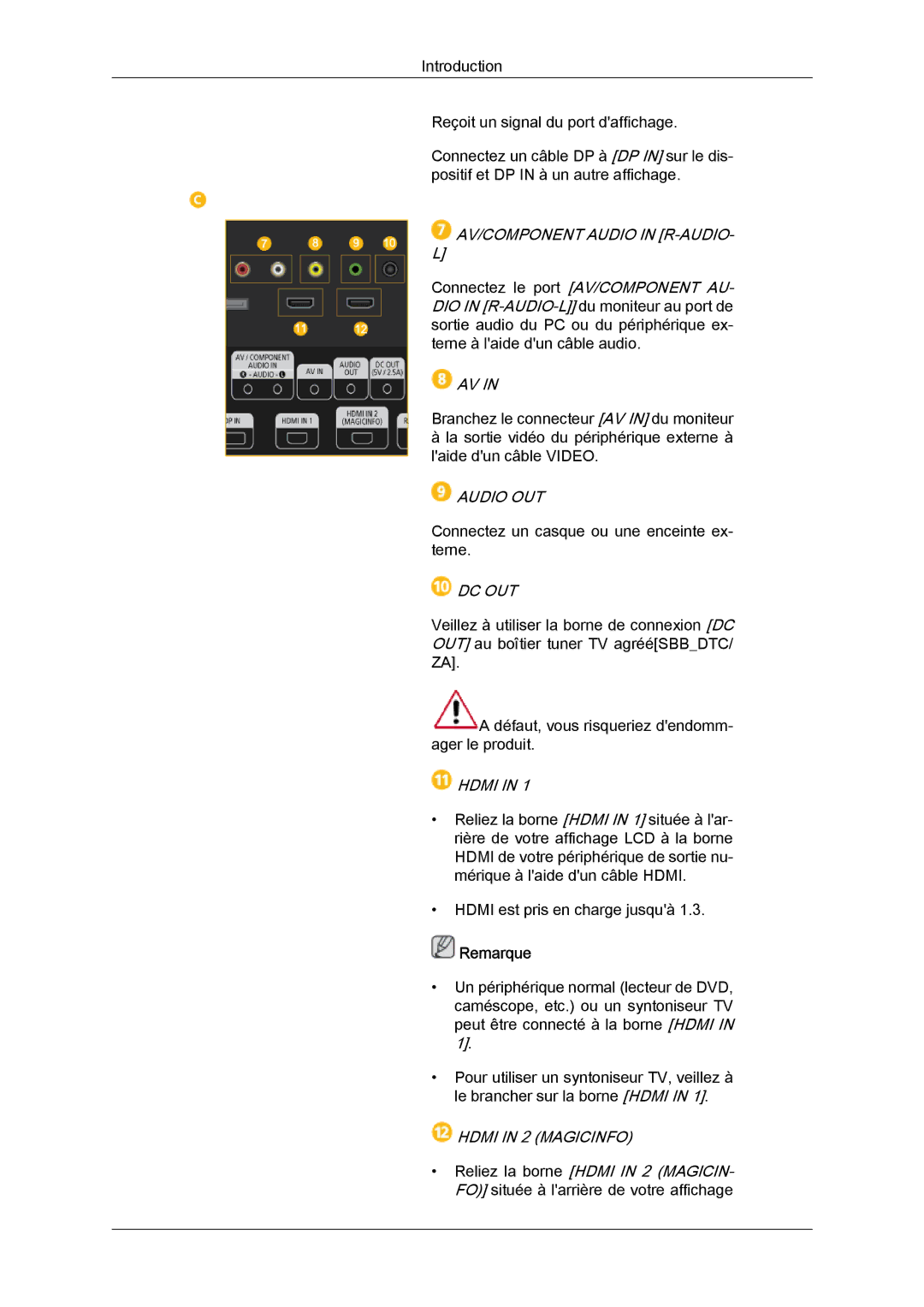 Samsung LH32CRSMBC/EN, LH32CRTMBC/EN, LH32CRSMBD/EN manual Audio OUT 