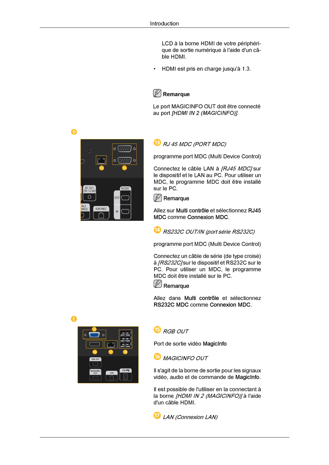 Samsung LH32CRSMBD/EN, LH32CRTMBC/EN, LH32CRSMBC/EN manual Rgb Out 