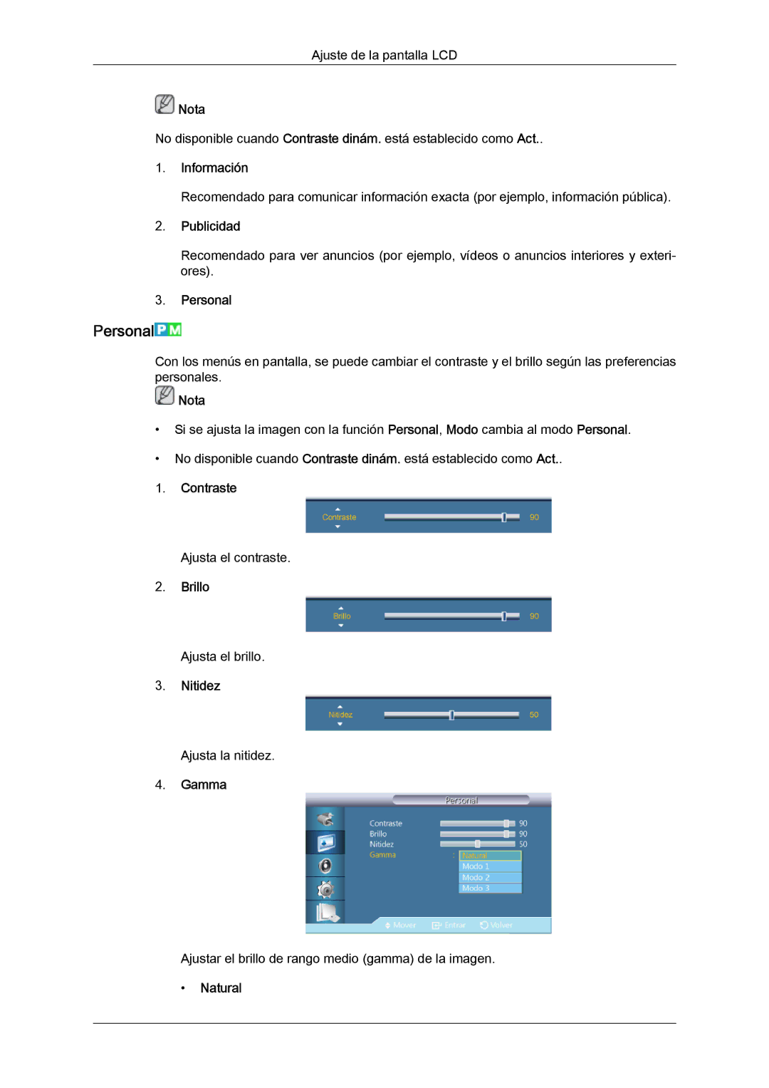 Samsung LH32CRTMBC/EN, LH32CRSMBC/EN, LH32CRSMBD/EN manual Personal 