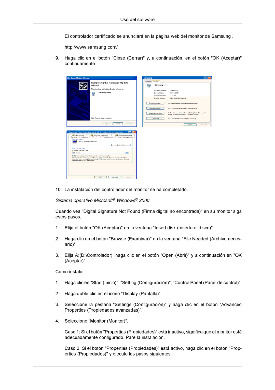 Samsung LH32CRSMBC/EN, LH32CRTMBC/EN, LH32CRSMBD/EN manual Sistema operativo Microsoft Windows 