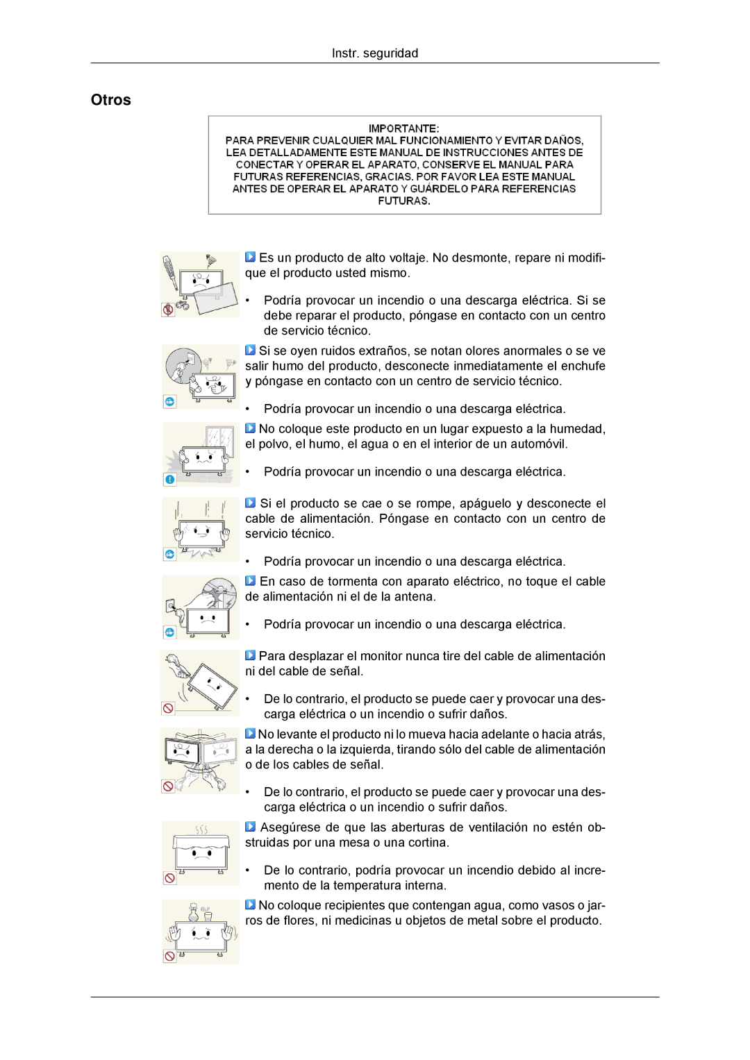 Samsung LH32CRTMBC/EN, LH32CRSMBC/EN, LH32CRSMBD/EN manual Otros 