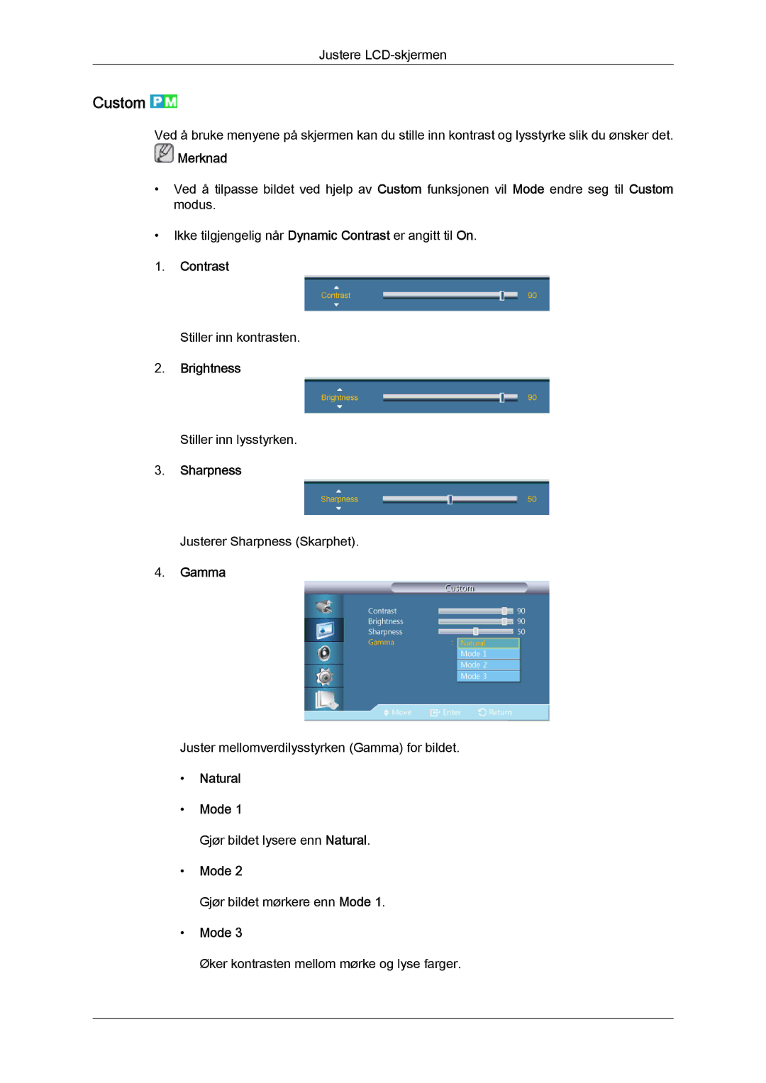 Samsung LH32CRTMBC/EN, LH32CRSMBC/EN, LH32CRSMBD/EN manual Custom 