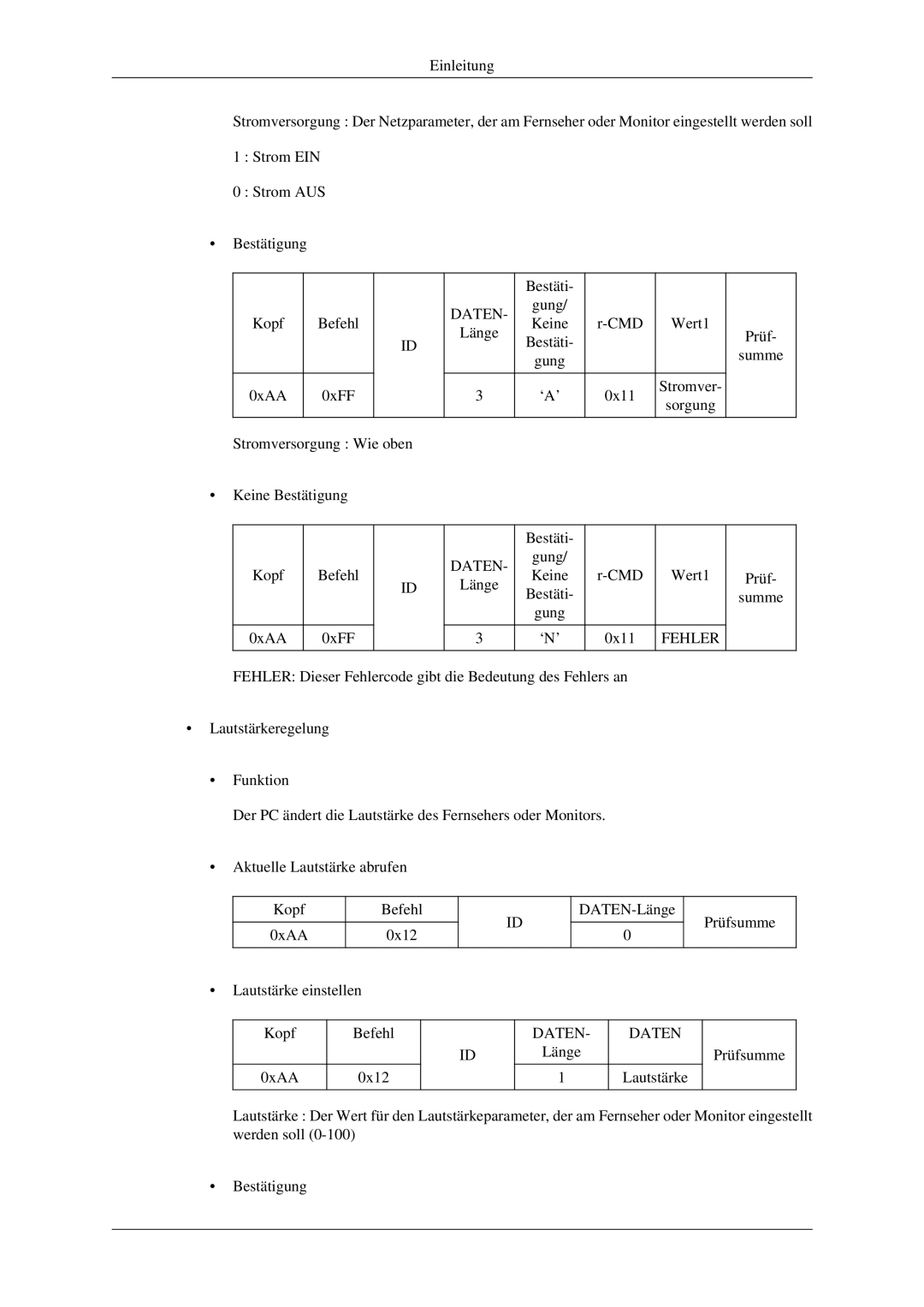 Samsung LH32HBPLBC/EN, LH32HBTLBC/EN, LH32HBSLBC/EN manual Fehler 