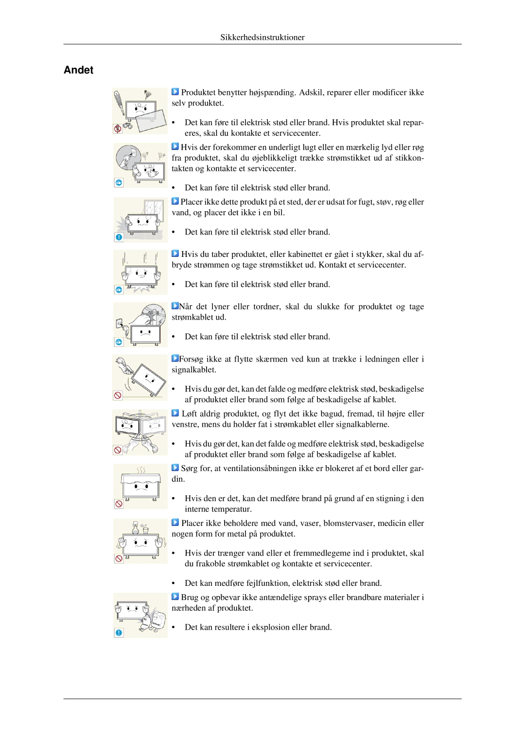 Samsung LH32HBTLBC/EN, LH32HBPLBC/EN, LH32HBSLBC/EN manual Andet 