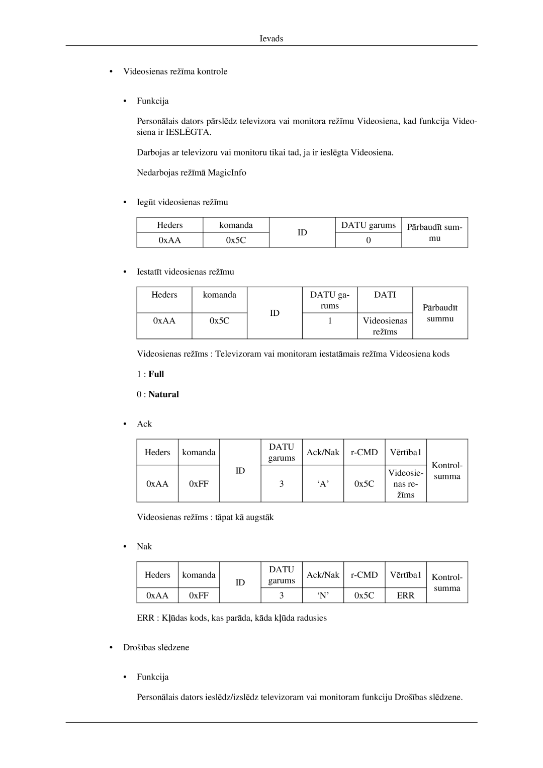 Samsung LH32HBSLBC/EN, LH32HBTLBC/EN, LH32HBPLBC/EN manual Natural 