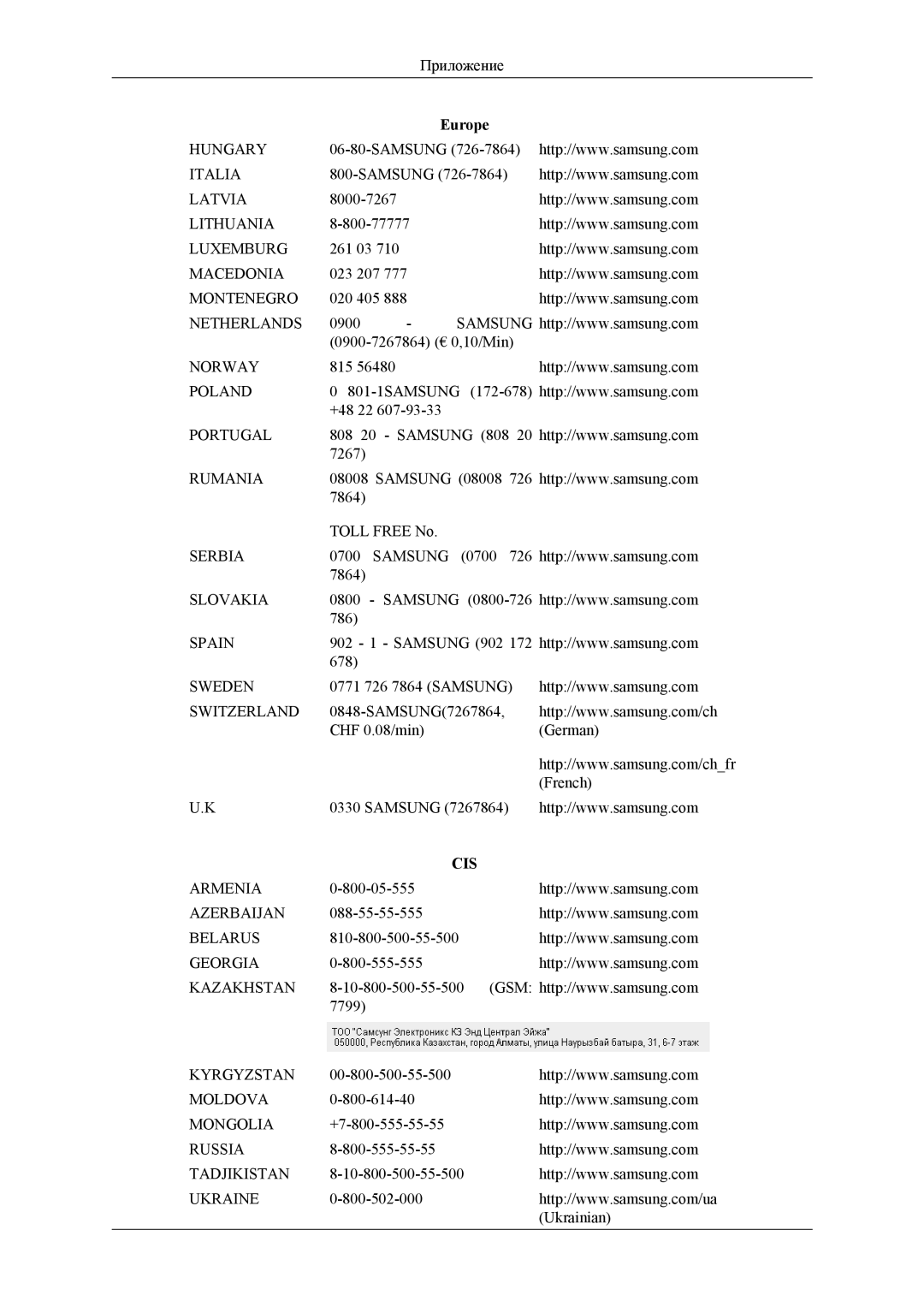 Samsung LH32HBSLBC/EN, LH32HBTLBC/EN, LH32HBPLBC/EN manual Cis 