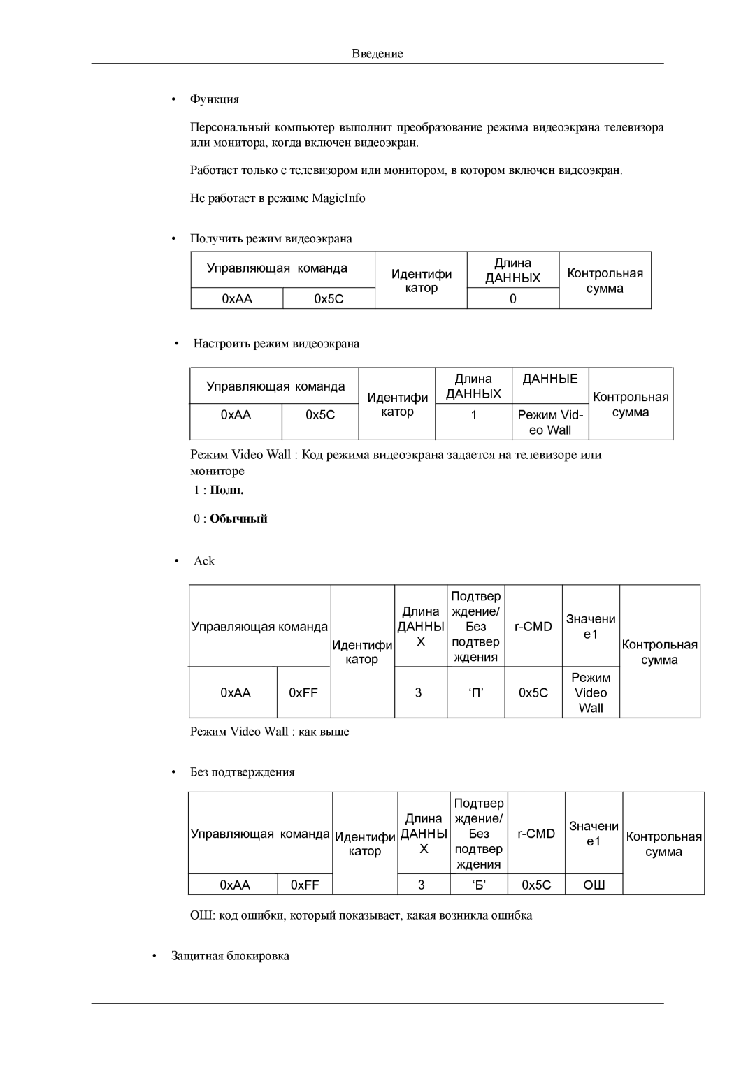 Samsung LH32HBTLBC/EN, LH32HBPLBC/EN, LH32HBSLBC/EN manual Полн Обычный 