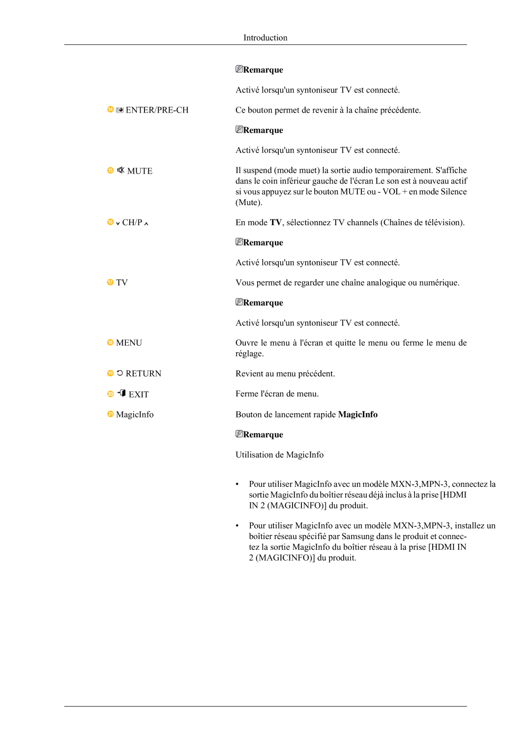 Samsung LH32HBTLBC/EN, LH32HBPLBC/EN, LH32MGULBC/EN, LH32HBSLBC/EN manual Ch/P 