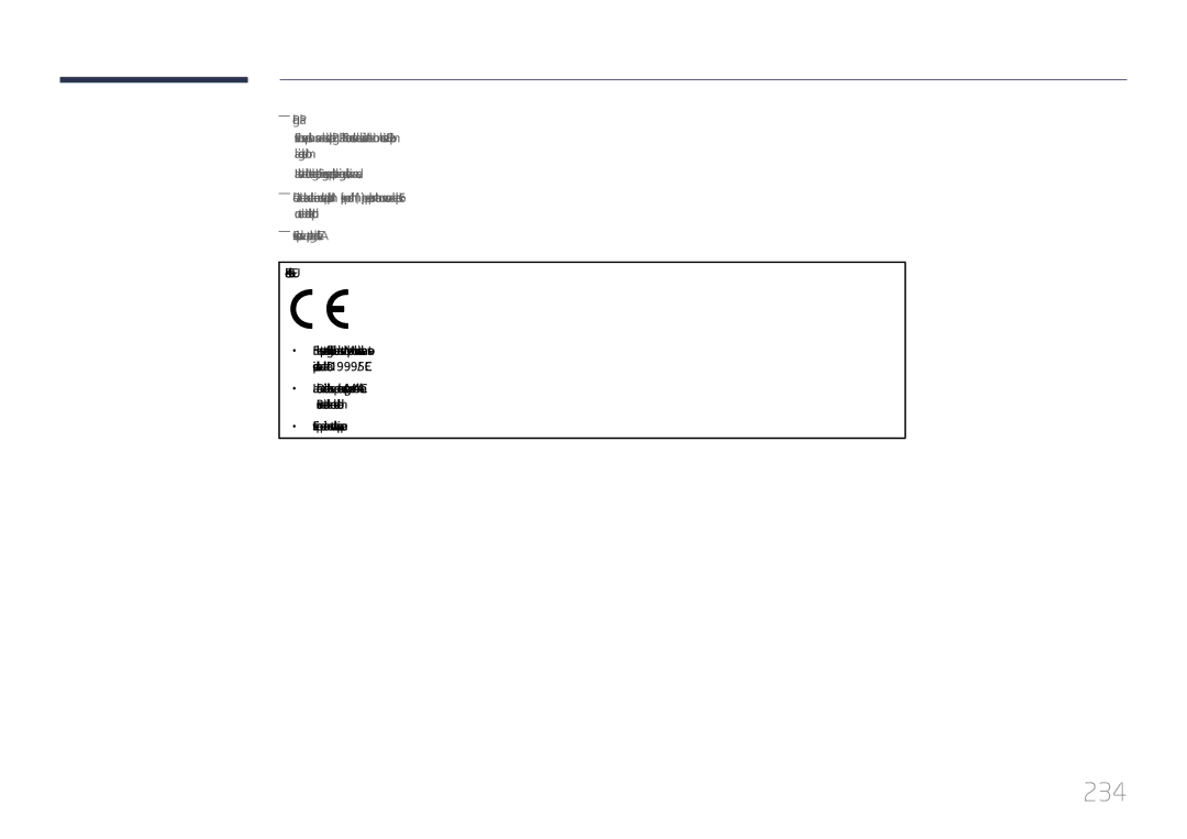 Samsung LH46MECPLGC/EN, LH32MECPLGC/EN, LH55MECPLGC/EN, LH40MECPLGC/EN manual 234 