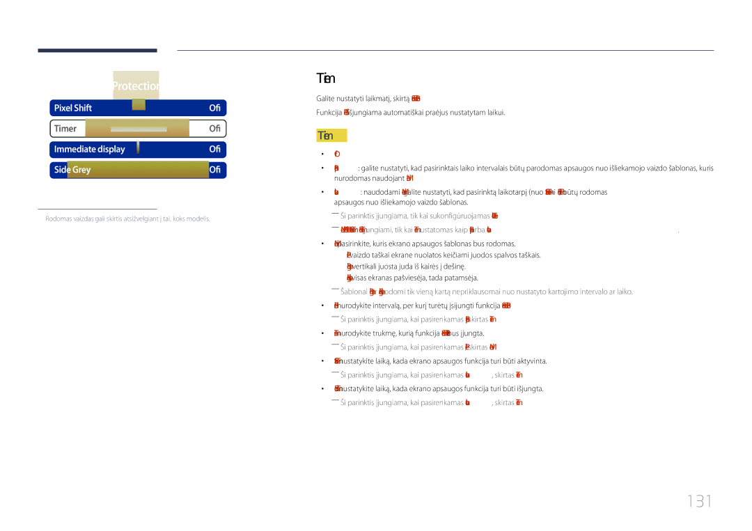 Samsung LH40MECPLGC/EN, LH32MECPLGC/EN, LH55MECPLGC/EN, LH46MECPLGC/EN manual 131, Timer 