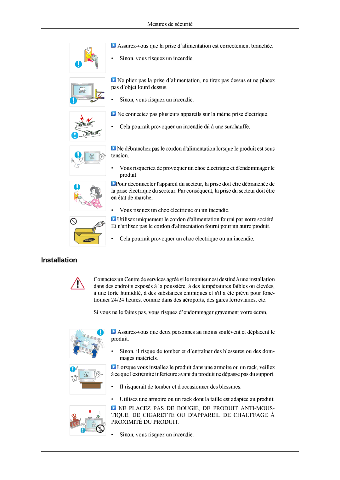 Samsung LH32MGPPBC/EN, LH32MGTLBC/EN, LH32MGPLBC/EN manual Installation 