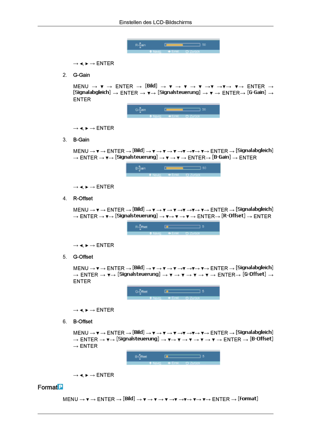 Samsung LH32MGQLBC/EN, LH32MGULBC/EN, LH32MGQPBC/EN manual Format, Offset 