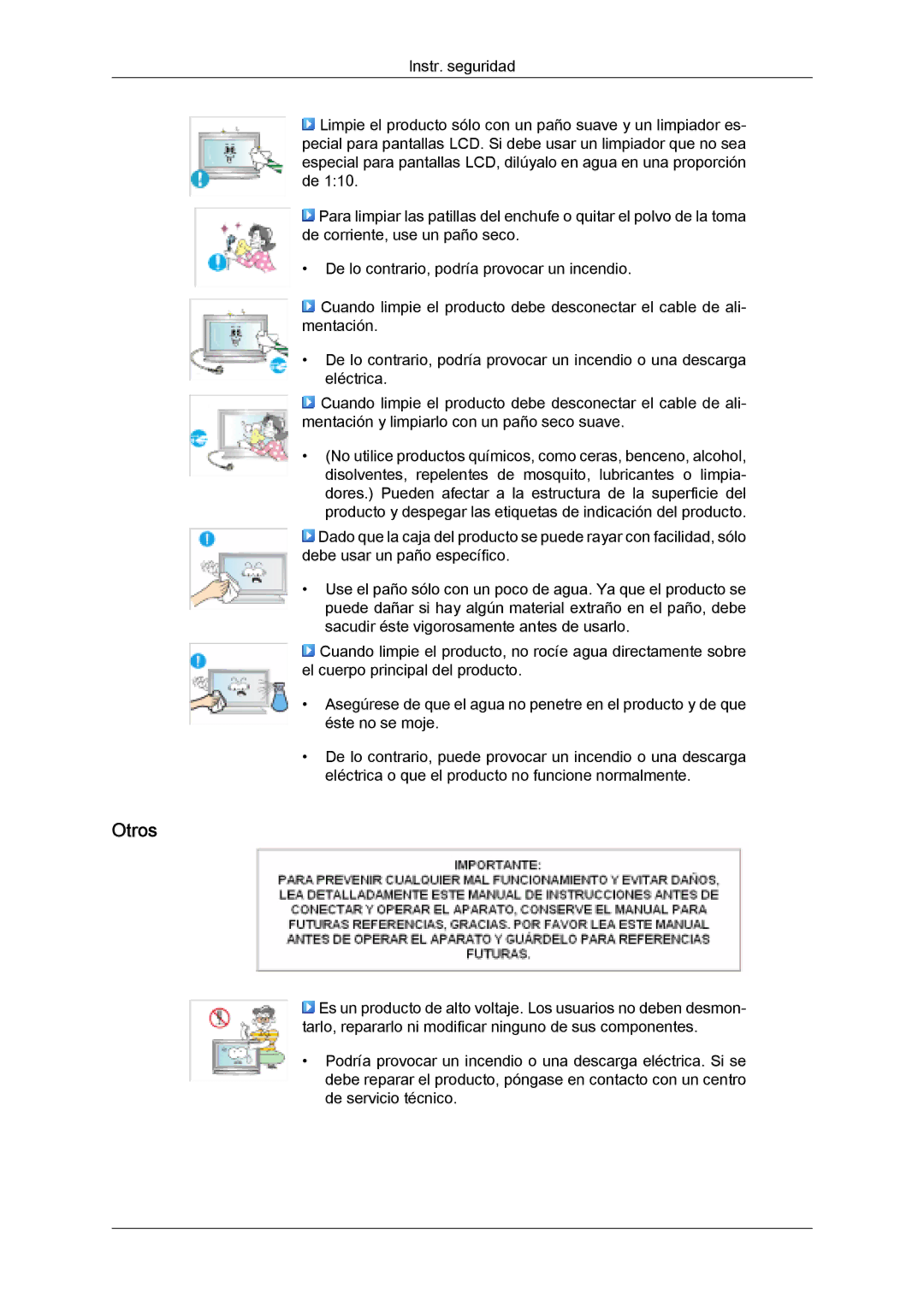 Samsung LH32MGQLBC/EN, LH32MGULBC/EN, LH32MGUSBC/EN, LH32MGQMBC/EN manual Otros 