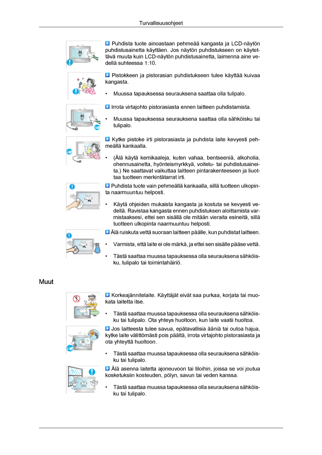 Samsung LH32MGQLBC/EN, LH32MGULBC/EN manual Muut 