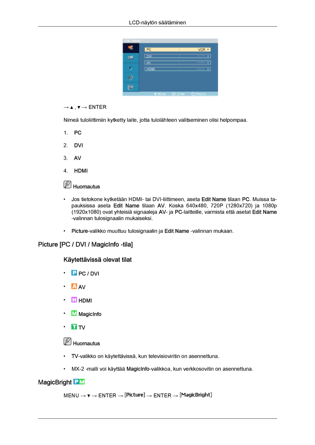 Samsung LH32MGQLBC/EN, LH32MGULBC/EN manual MagicBright 