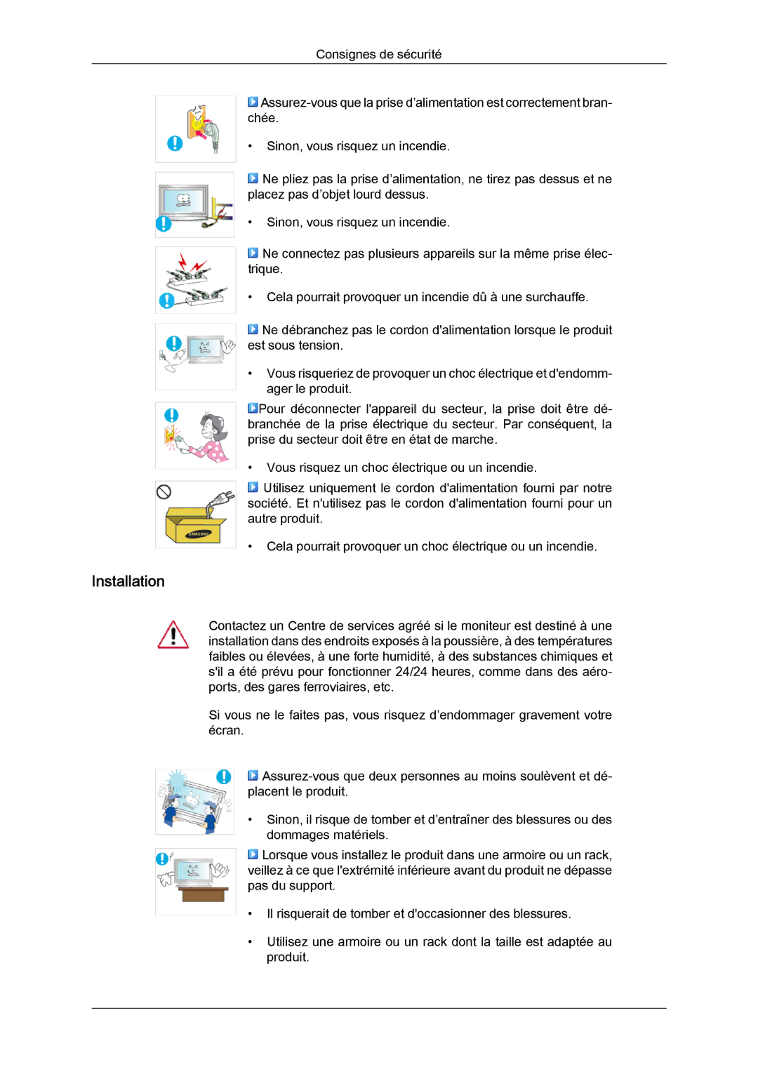 Samsung LH32TCTMBC/EN manual Installation 