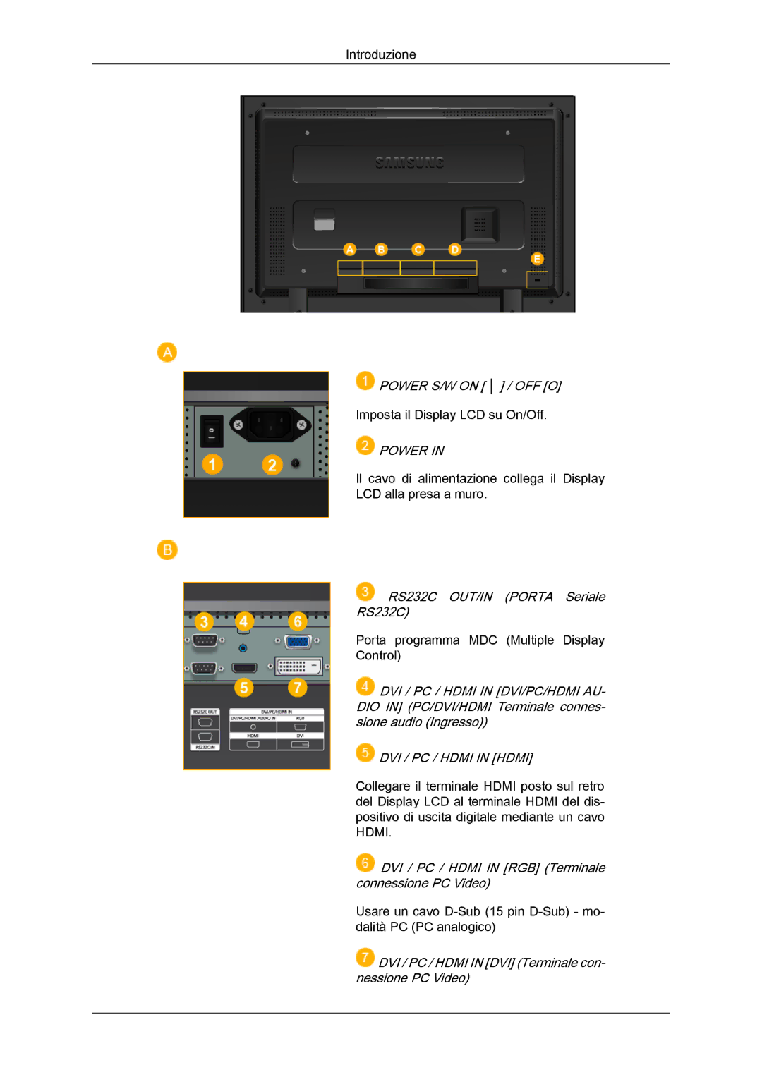 Samsung LH32TCTMBC/EN manual Power 