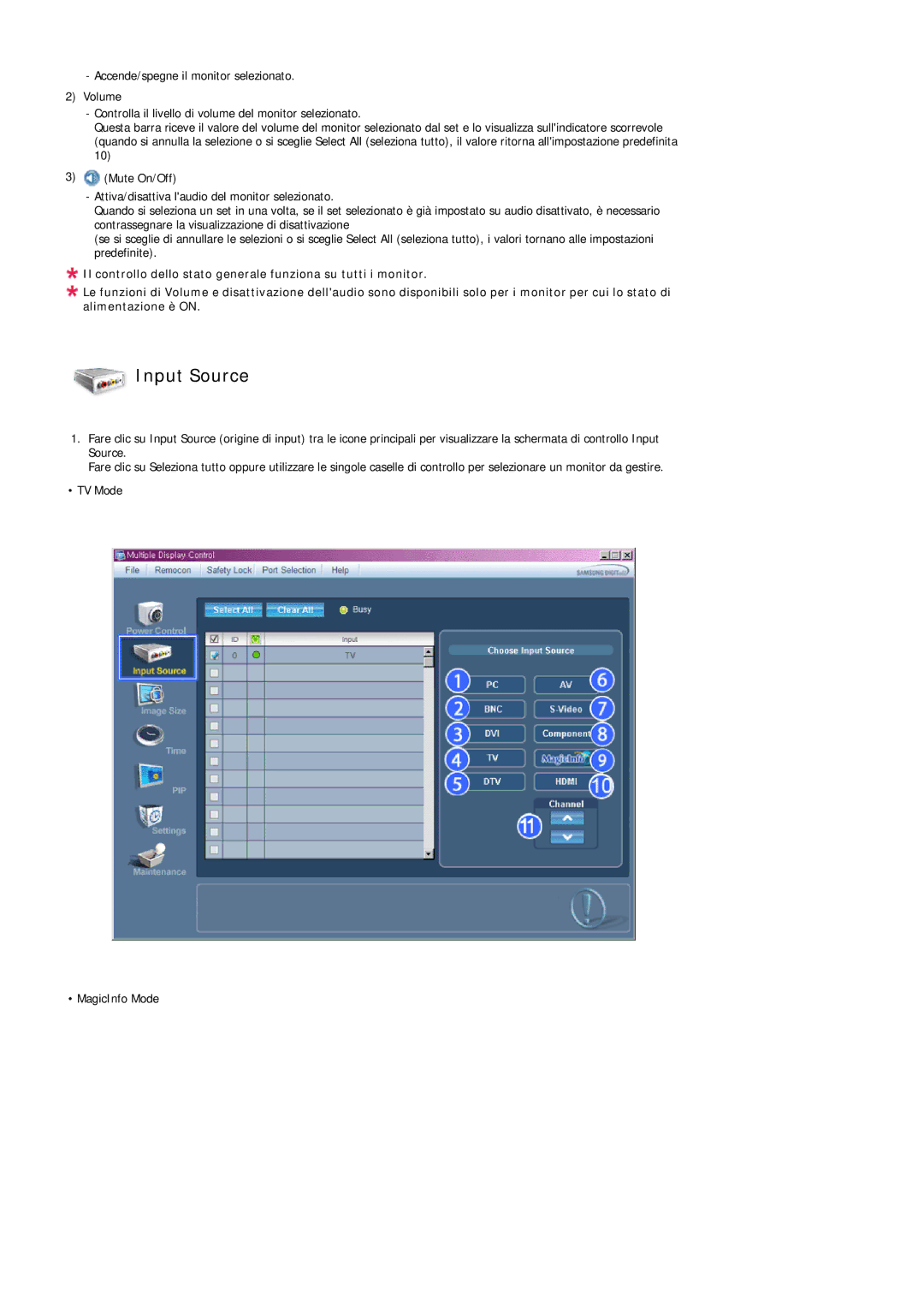 Samsung LH32TCTMBC/EN manual Input Source 