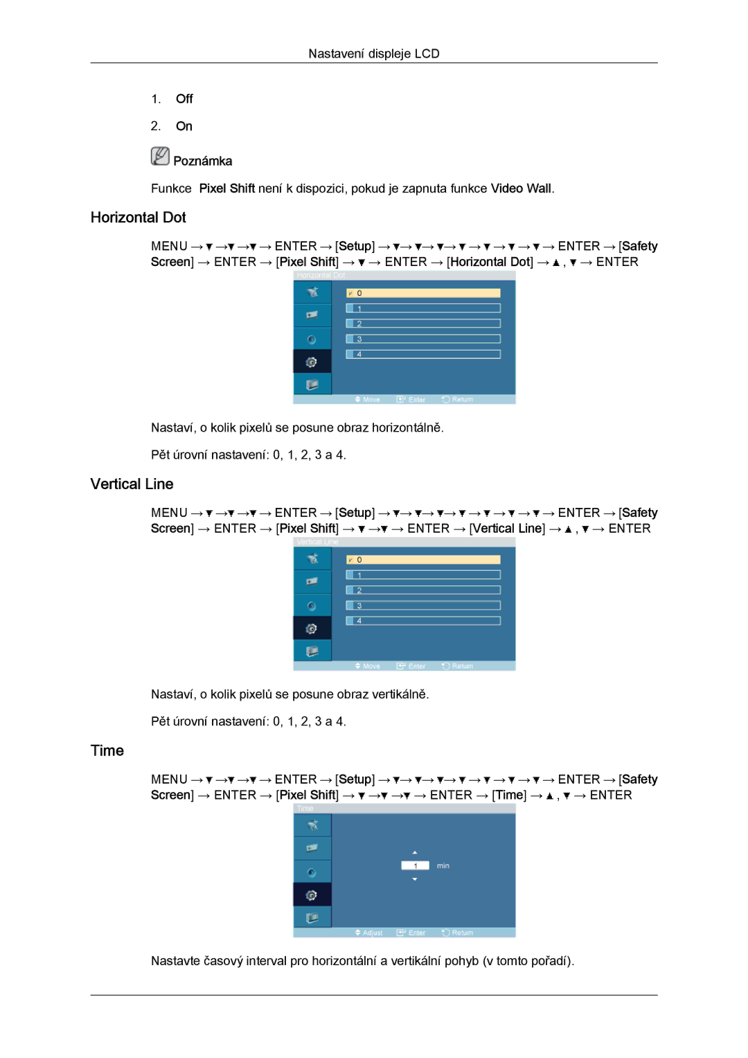 Samsung LH32TCTMBC/EN manual Horizontal Dot, Vertical Line 