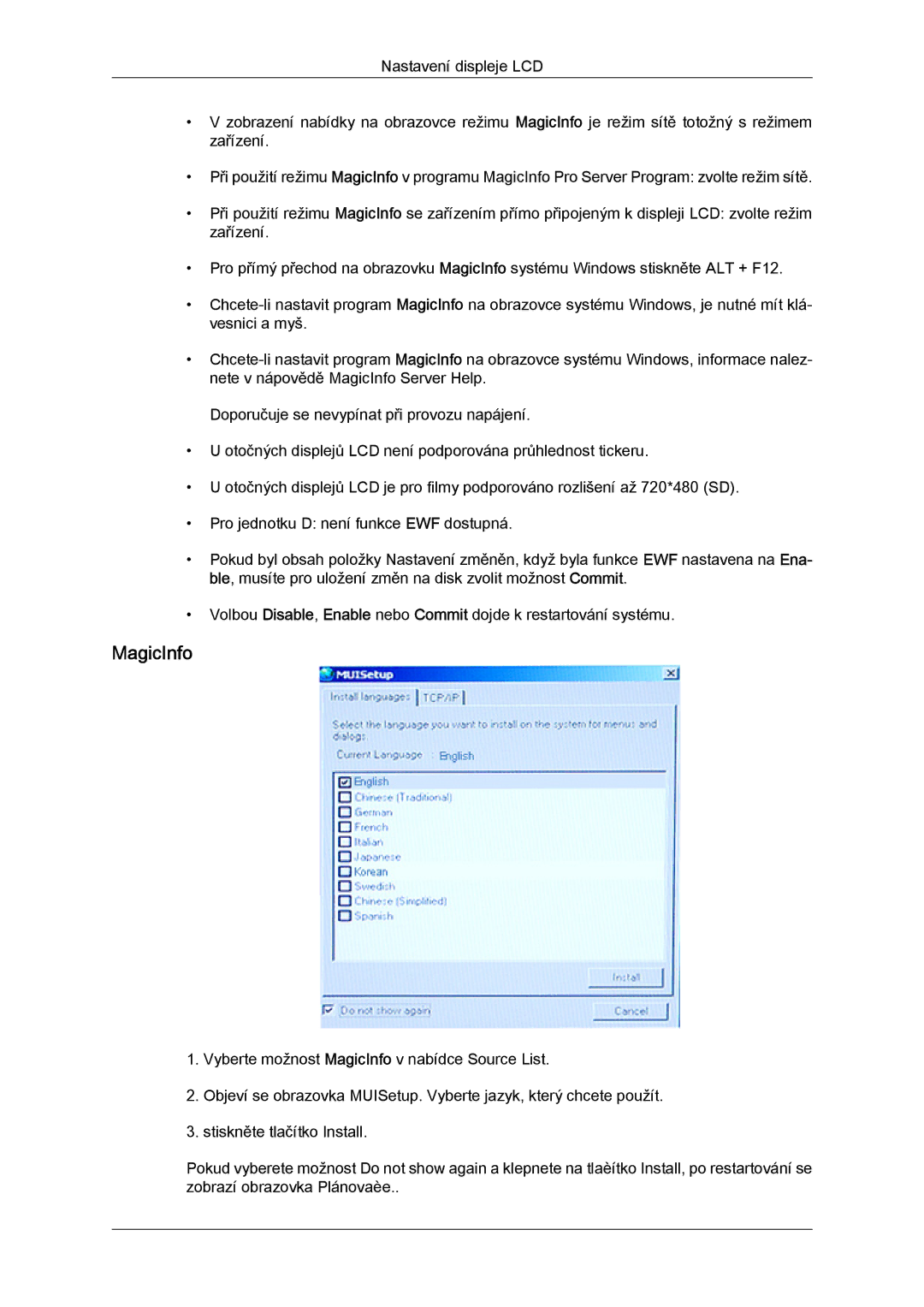 Samsung LH32TCTMBC/EN manual MagicInfo 