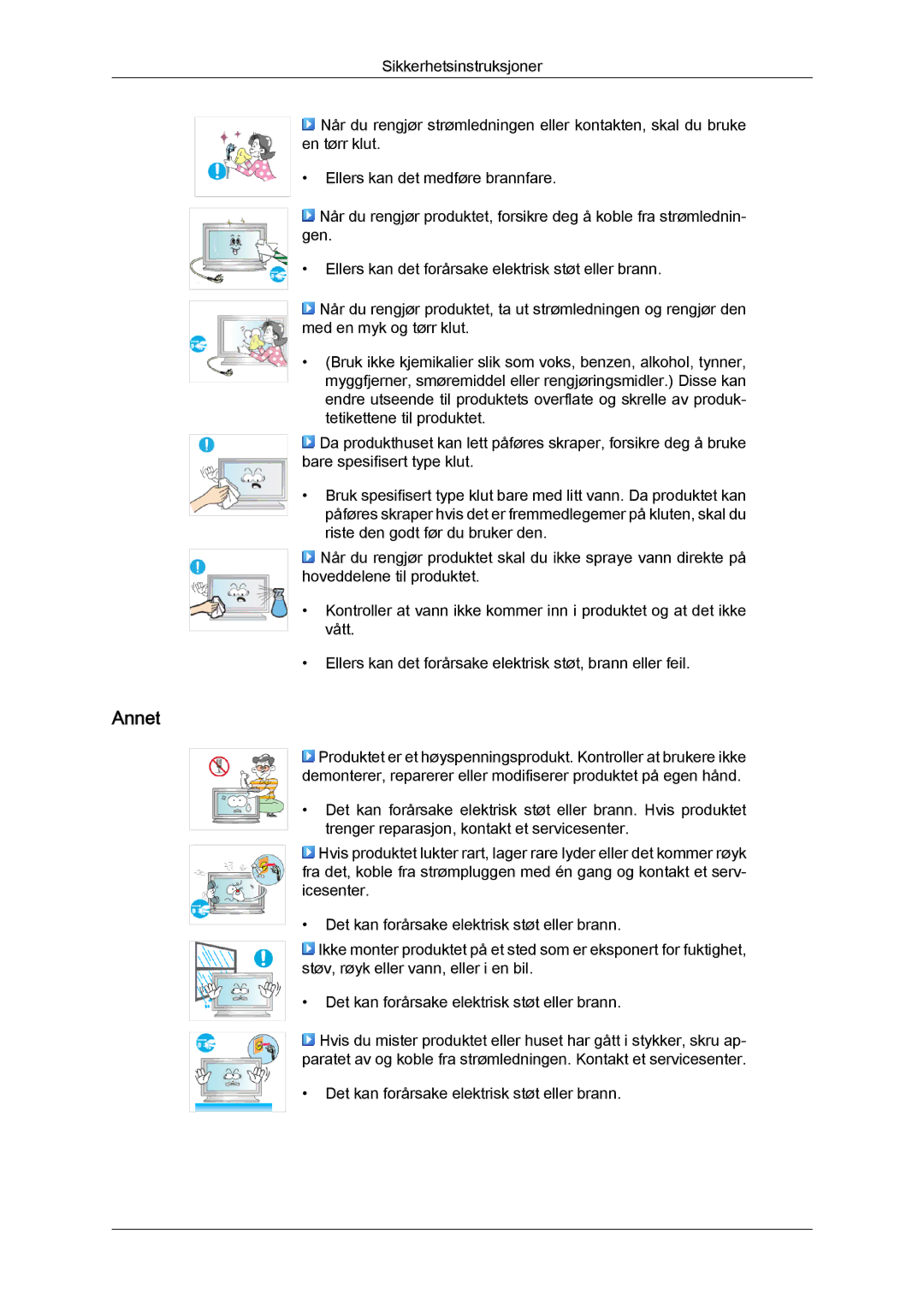 Samsung LH32TCTMBC/EN manual Annet 