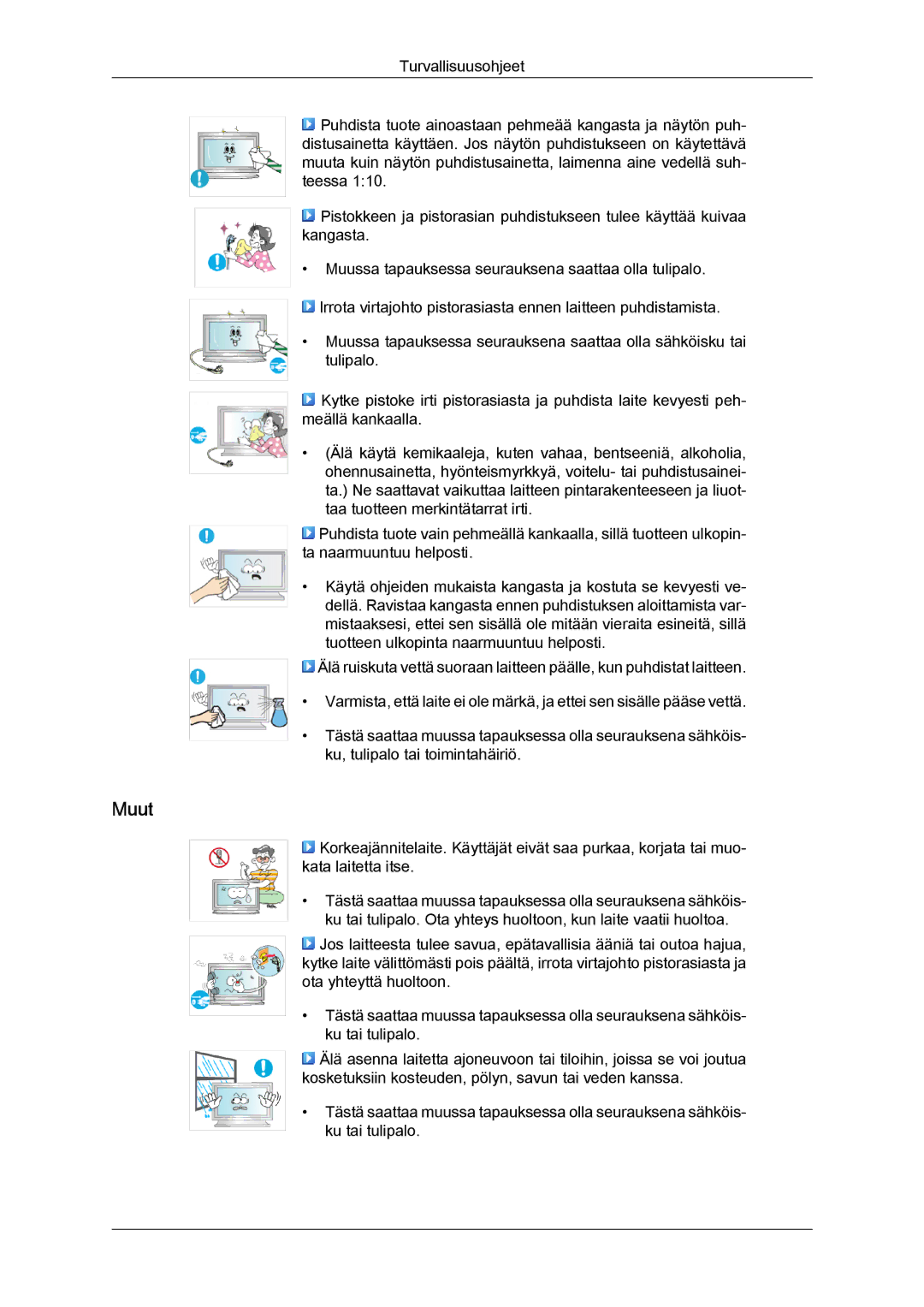 Samsung LH32TCTMBC/EN manual Muut 