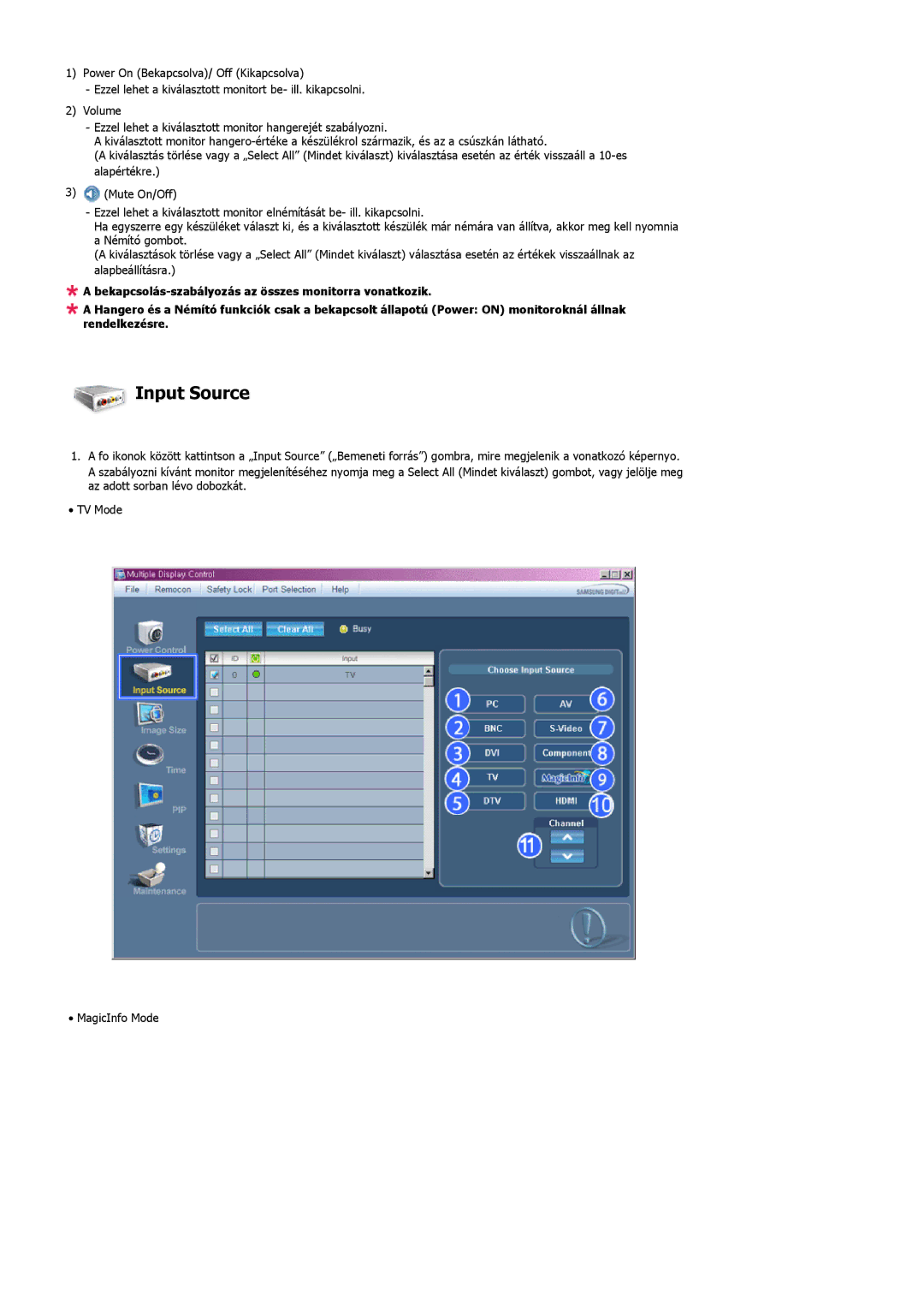 Samsung LH32TCTMBC/EN manual Input Source 