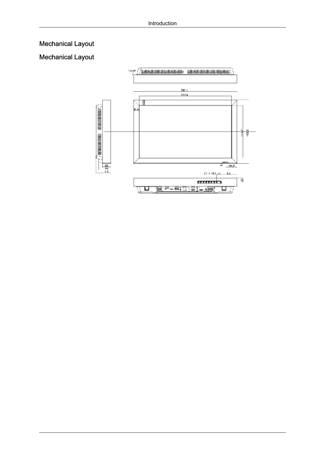 Samsung LH32TCUMBC/EN manual 0HFKDQLFDO/D\RXW 