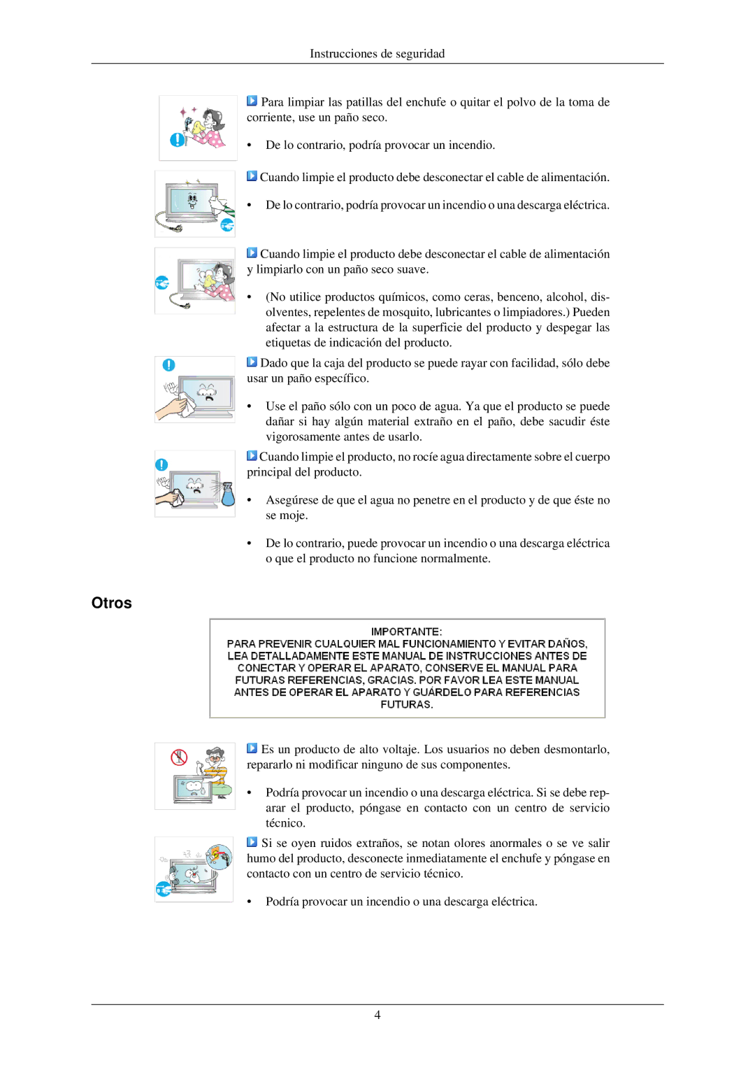 Samsung LH32TCUMBC/EN manual Otros 