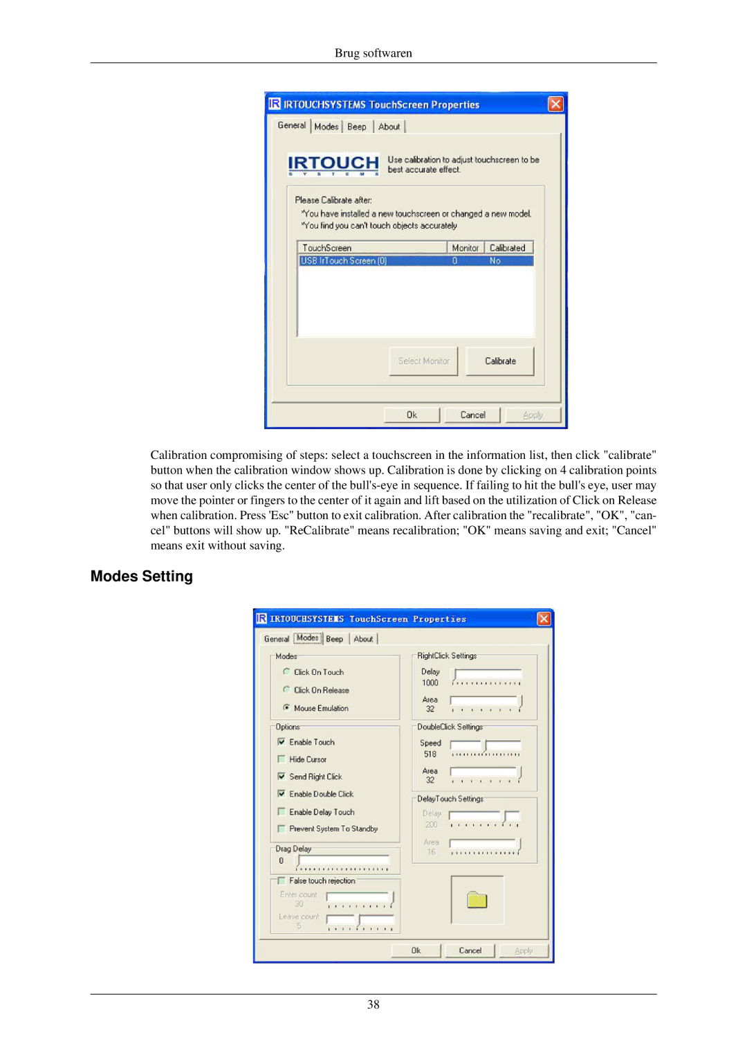 Samsung LH32TCUMBC/EN manual Modes Setting 