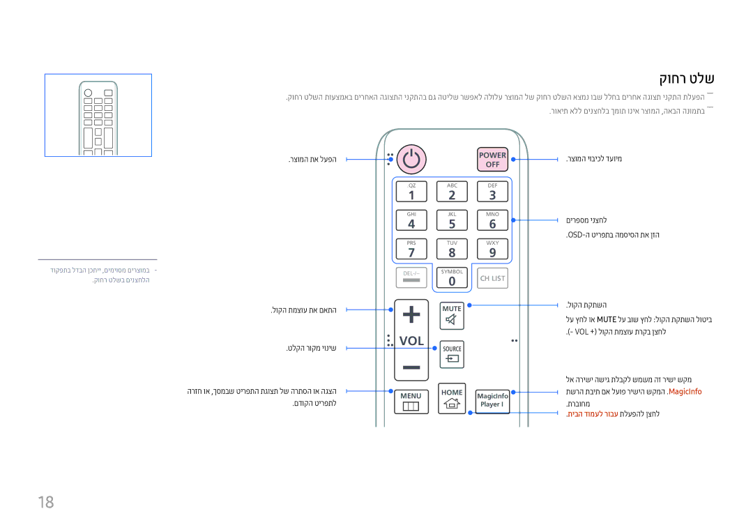 Samsung LH37SHFPLBB/CH manual קוחר טלש, רצומה תא לעפה לוקה תמצוע תא םאתה טלקה רוקמ יוניש, םדוקה טירפתל, תרבוחמ 