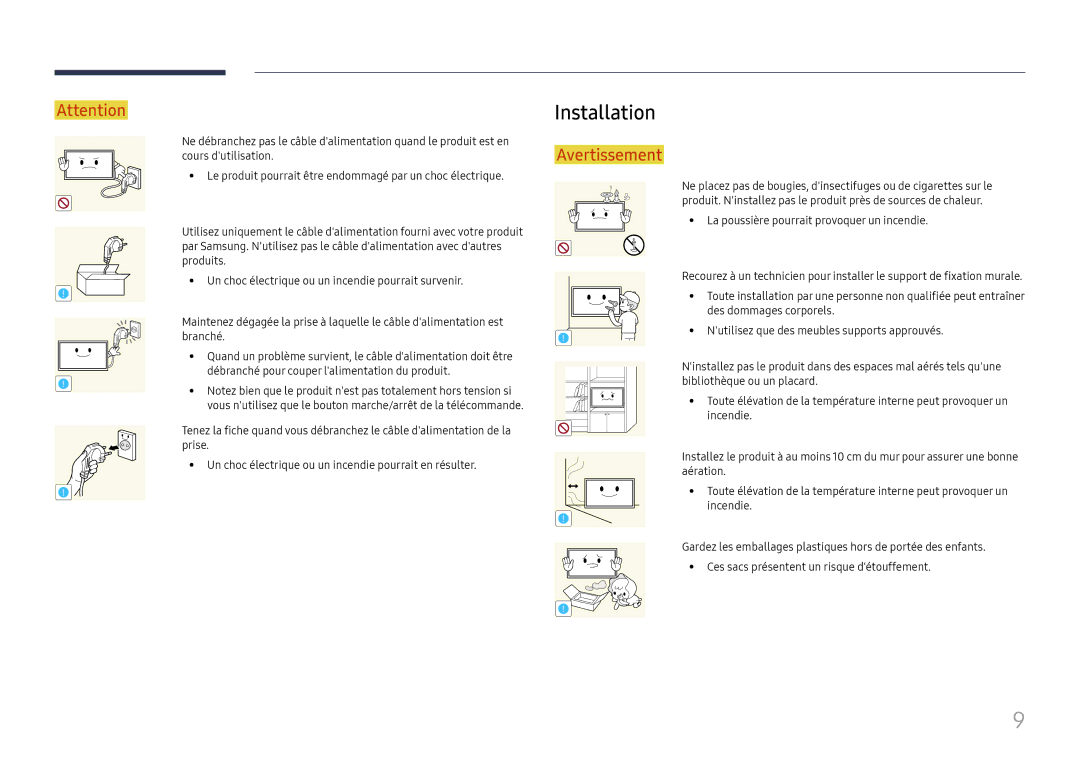 Samsung LH37SHFPLBB/EN manual Installation 