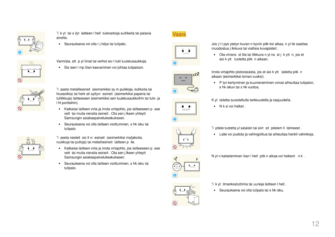 Samsung LH37SHFPLBB/EN manual Lähtöportteihin 