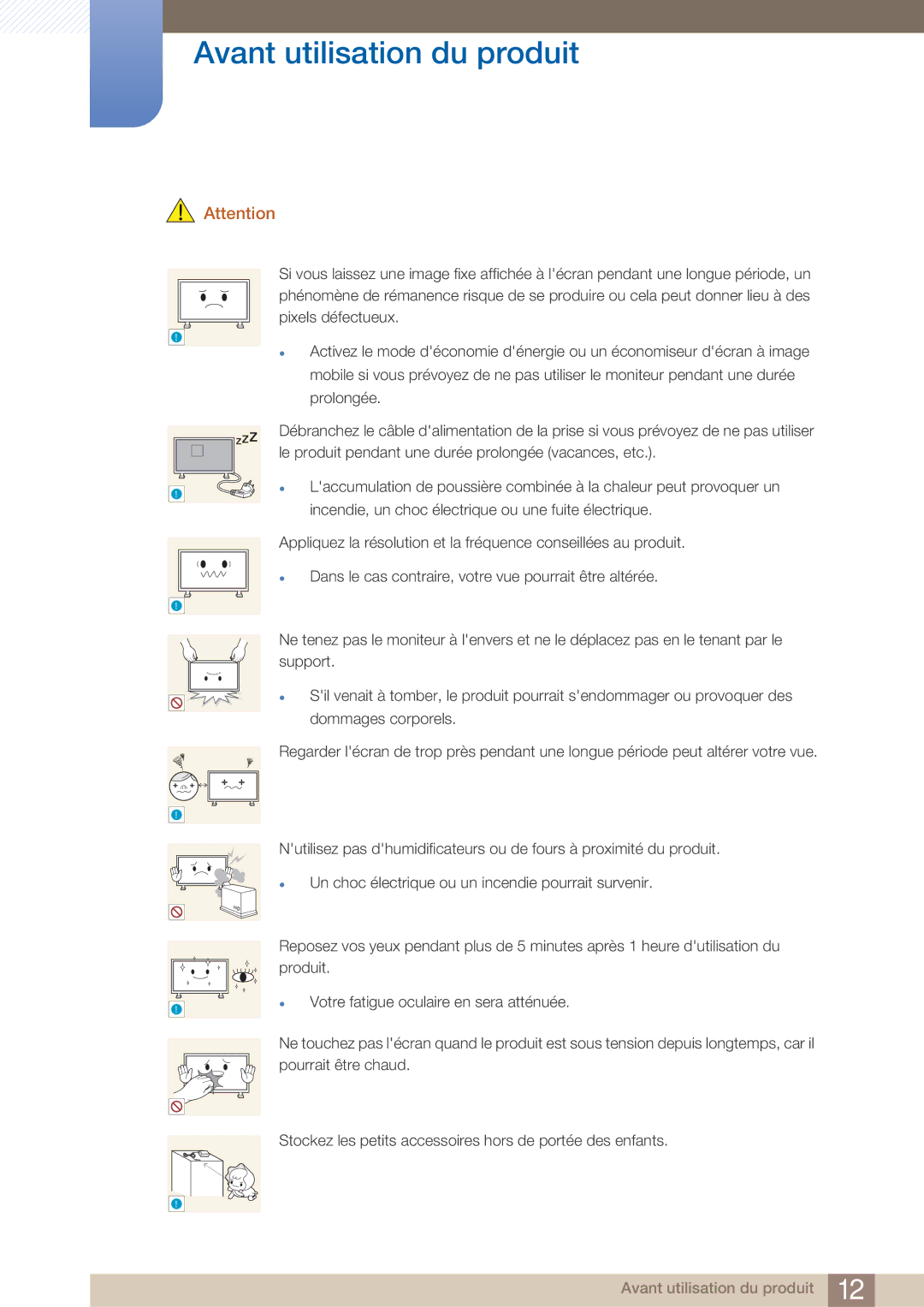 Samsung LH40ARPLBC/EN manual Avant utilisation du produit 