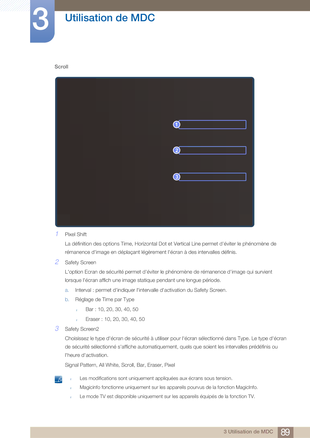 Samsung LH40ARPLBC/EN manual Scroll 