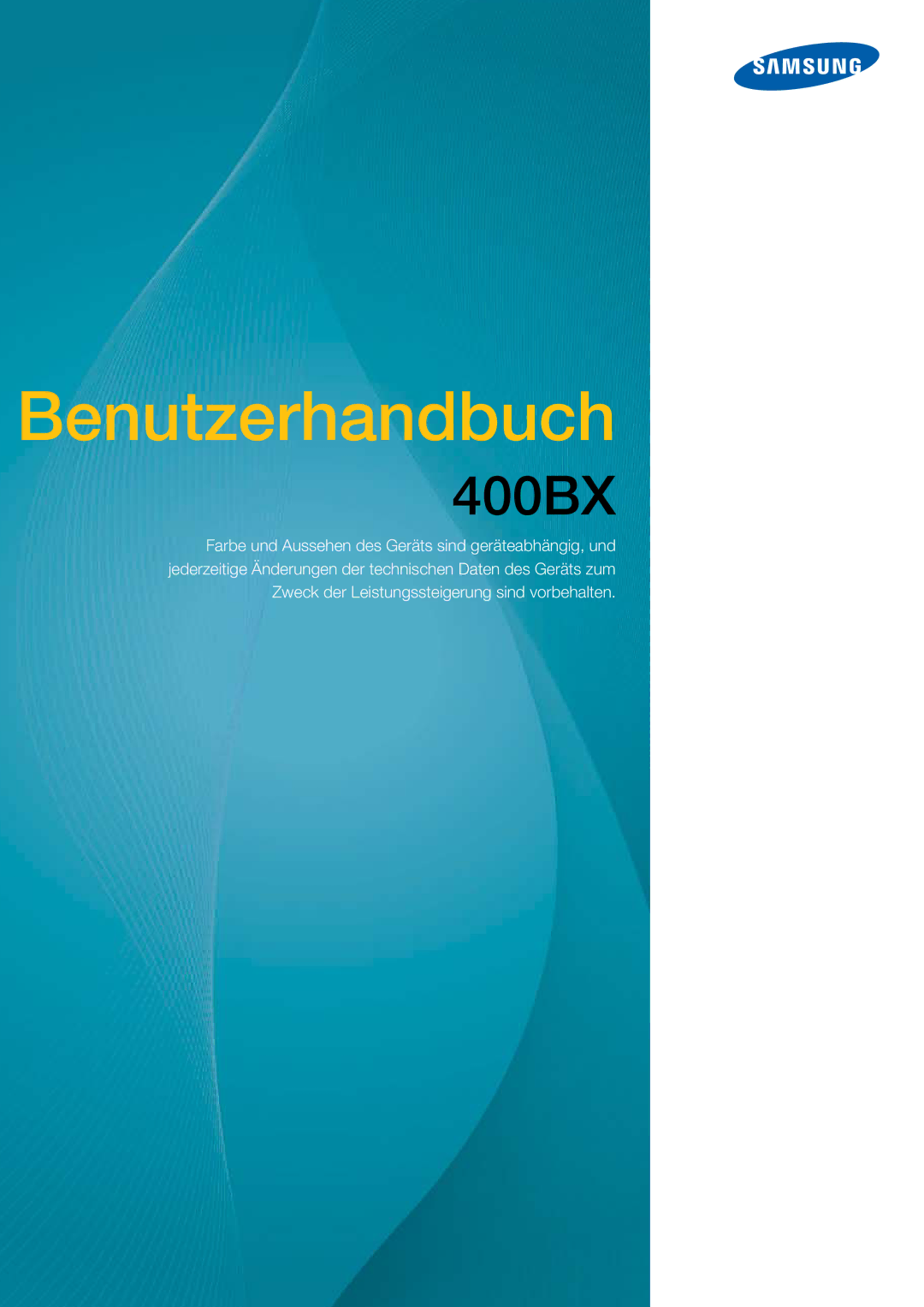 Samsung LH40ARPLBC/EN manual Benutzerhandbuch 