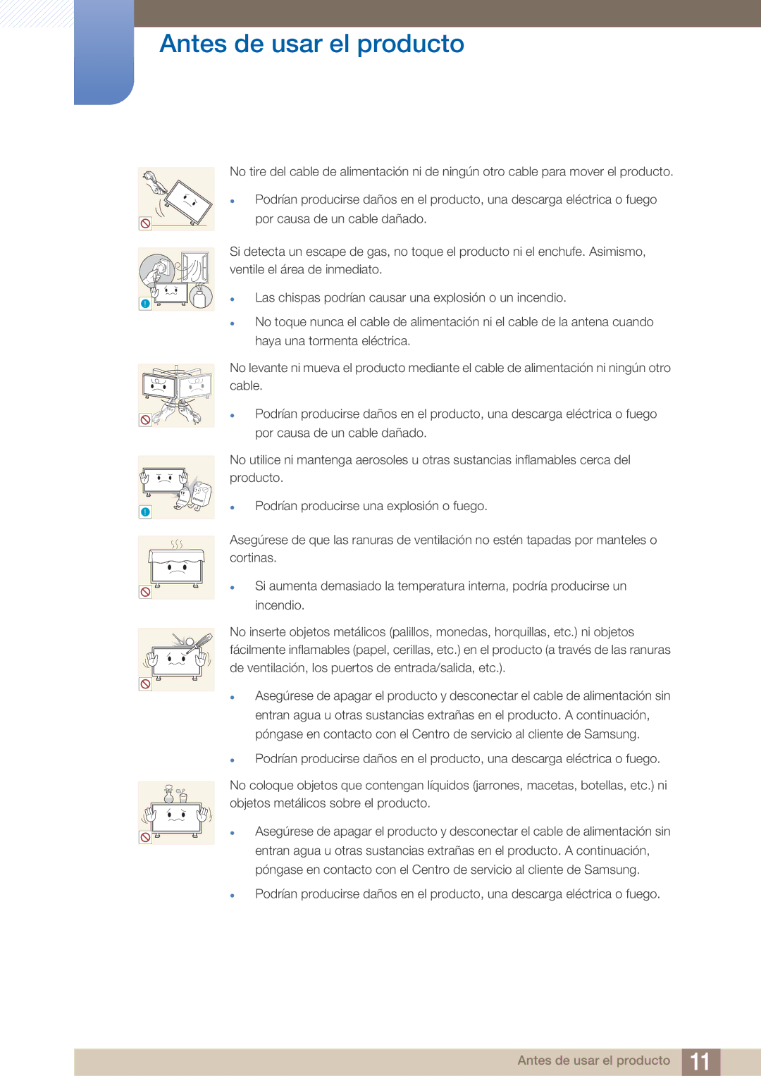 Samsung LH40ARPLBC/EN manual Gas 