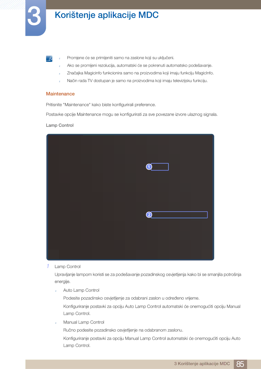 Samsung LH40ARPLBC/EN manual Maintenance 