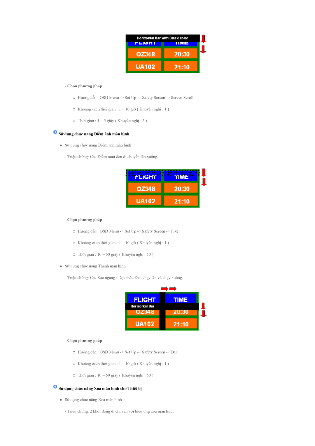 Samsung LH40BVTLBC/XY, LH40BVPLBF/XY manual Chọn phương pháp 