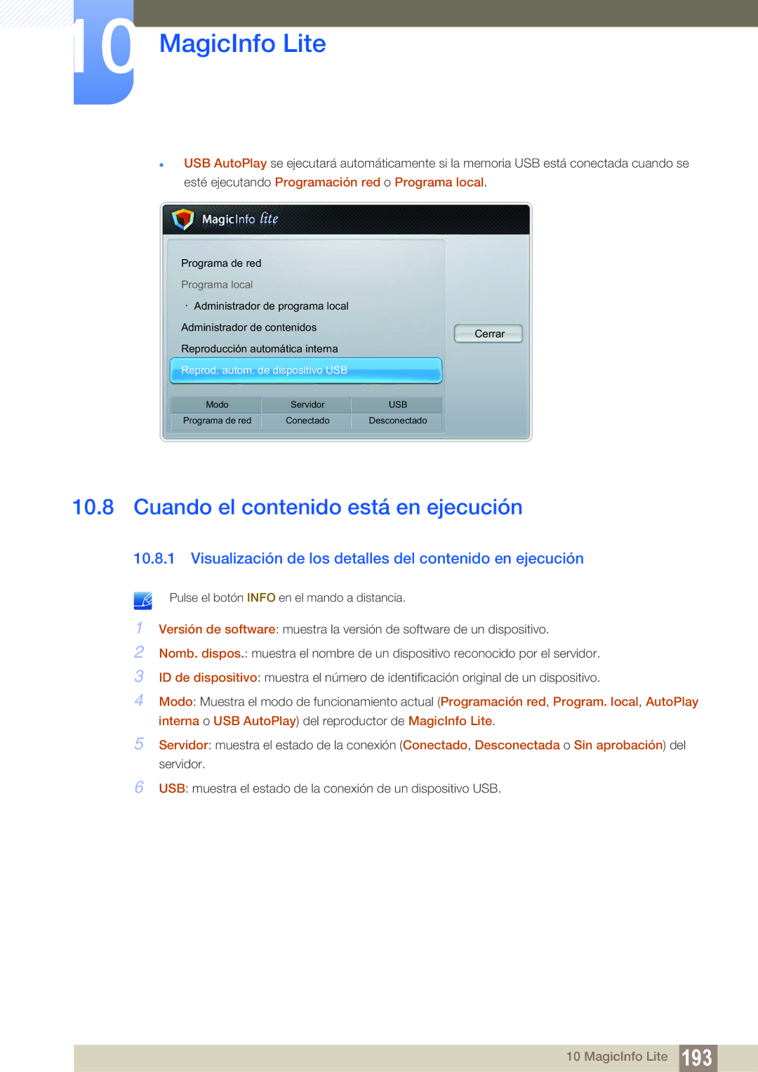 Samsung LH46DEAPLBC/EN, LH40DEPLGC/EN, LH46DEPLGC/EN, LH55UEAPLGC/EN, LH46MEPLGC/EN manual Reprod. autom. de dispositivo USB 