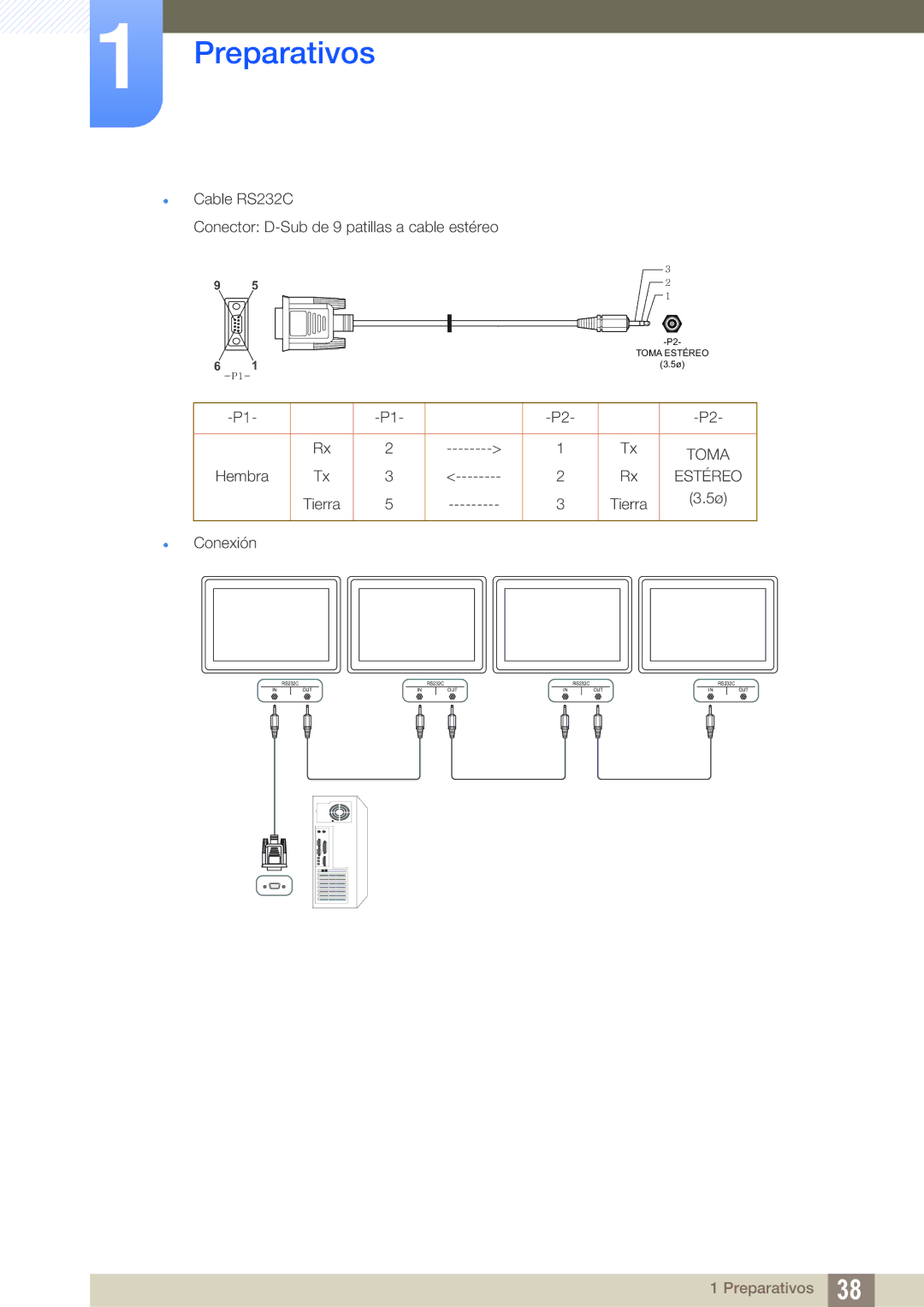 Samsung LH46UEPLGC/ZA, LH40DEPLGC/EN, LH46DEPLGC/EN, LH55UEAPLGC/EN, LH46MEPLGC/EN, LH46UEPLGC/EN, LH55UEPLGC/EN manual Toma 