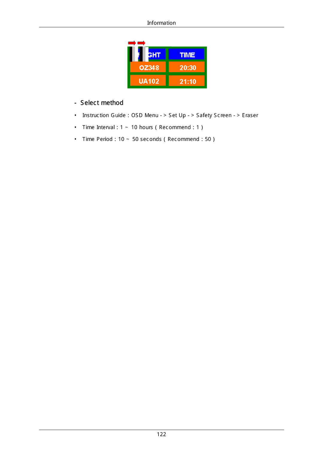 Samsung LH46DLTLGD/EN, LH40DLPLGD/EN, LH40DLTLGD/EN, LH46DLPLGD/EN, LFD-WBM2/S40A5, LH46MGQLGD/EN, LH46MGULGD/EN Select method 