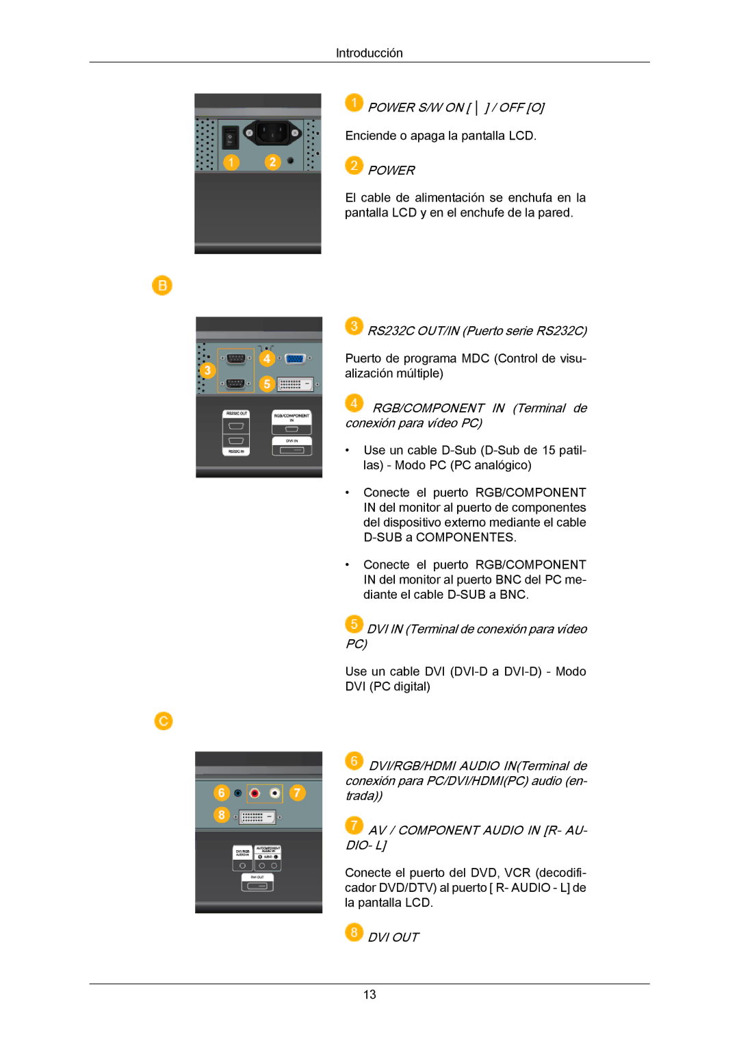 Samsung LH46MGULGD/EN, LH40DLPLGD/EN, LH46DLTLGD/EN, LH40DLTLGD/EN, LH46DLPLGD/EN, LFD-WBM2/S40A5, LH46MGQLGD/EN manual Power 