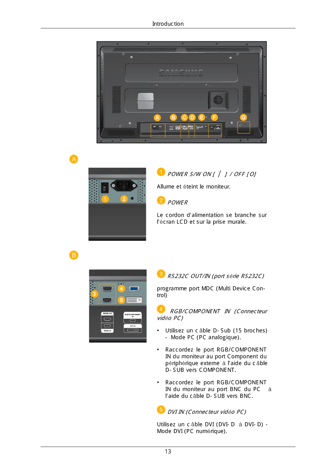 Samsung LH40DLTLGD/EN, LH40DLPLGD/EN, LH46DLTLGD/EN, LH46DLPLGD/EN manual Power 