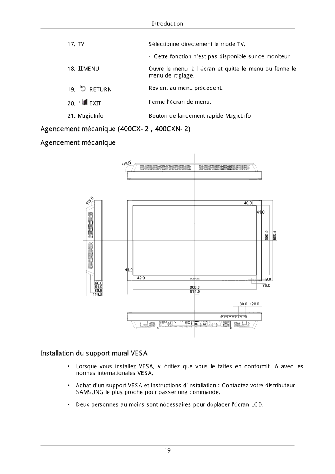 Samsung LH40DLPLGD/EN, LH46DLTLGD/EN, LH40DLTLGD/EN, LH46DLPLGD/EN manual Return 